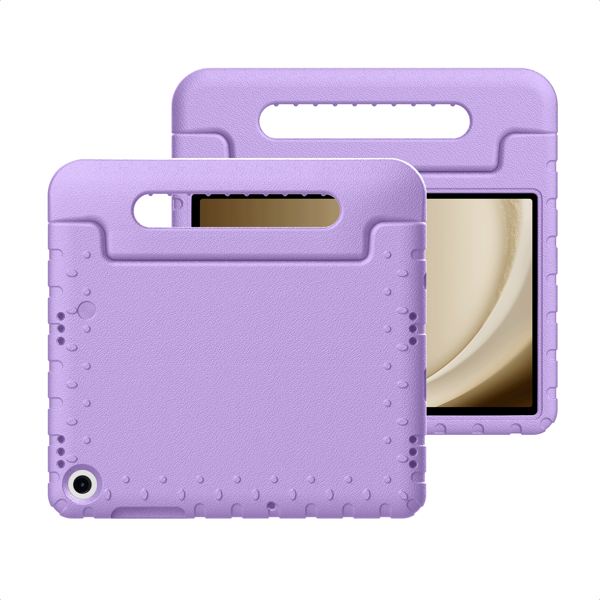 imoshion Kidsproof Backcover met handvat voor de Samsung Galaxy Tab A11 Plus / A9 Plus - Lila