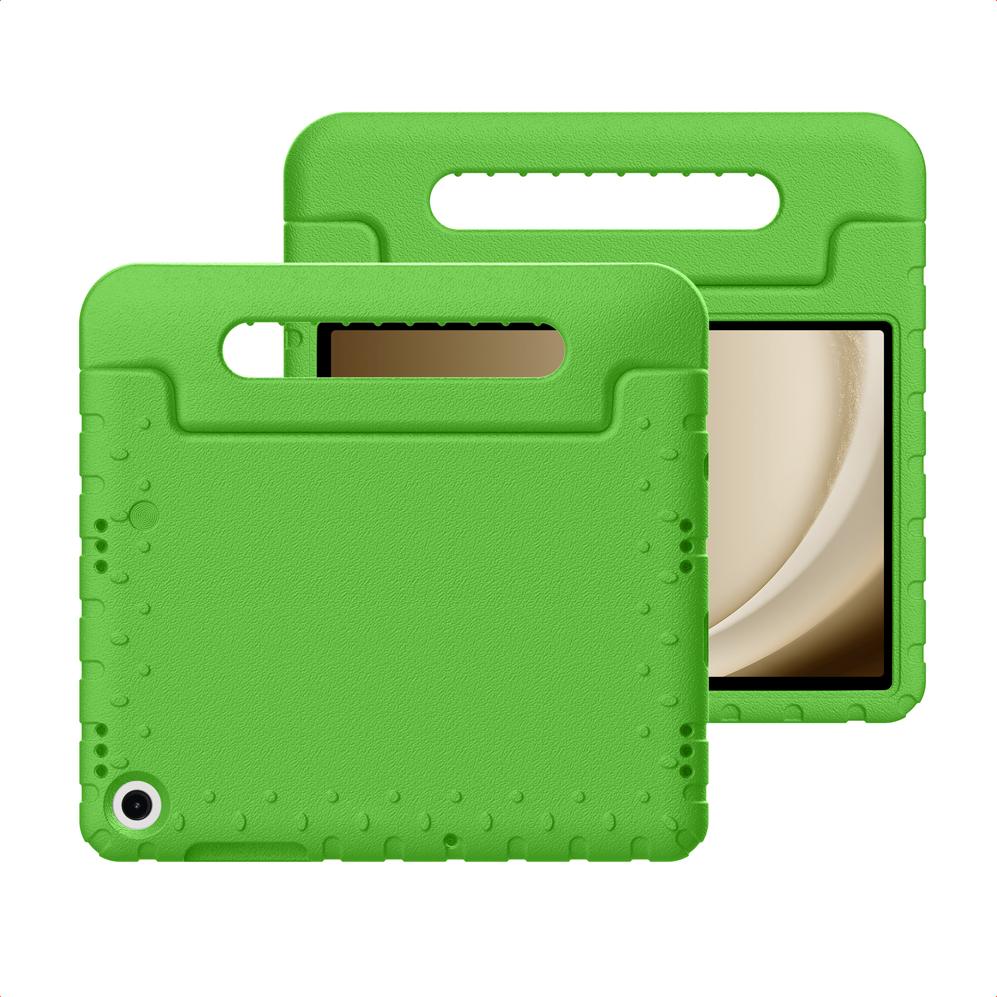 imoshion Kidsproof Backcover met handvat voor de Samsung Galaxy Tab A11 Plus / A9 Plus - Groen