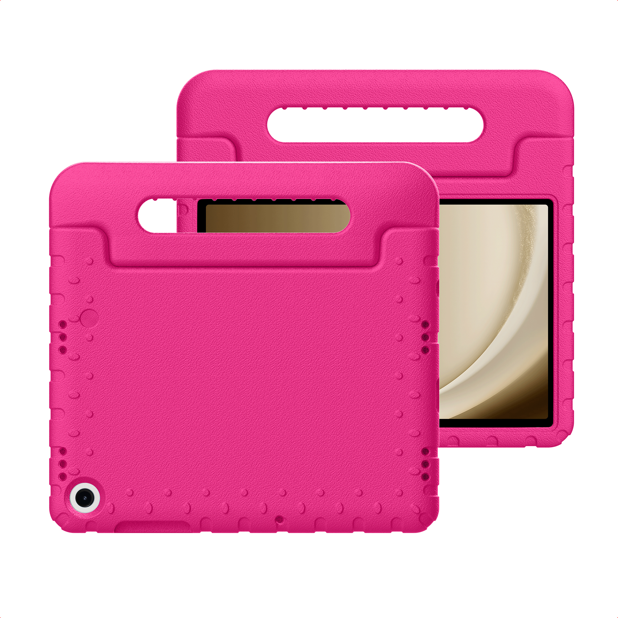 imoshion Kidsproof Backcover met handvat voor de Samsung Galaxy Tab A11 Plus / A9 Plus - Roze