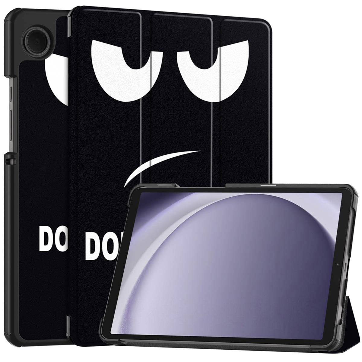 imoshion Design Trifold Bookcase voor de Samsung Galaxy Tab A11 / A9 8.7 inch - Don't touch