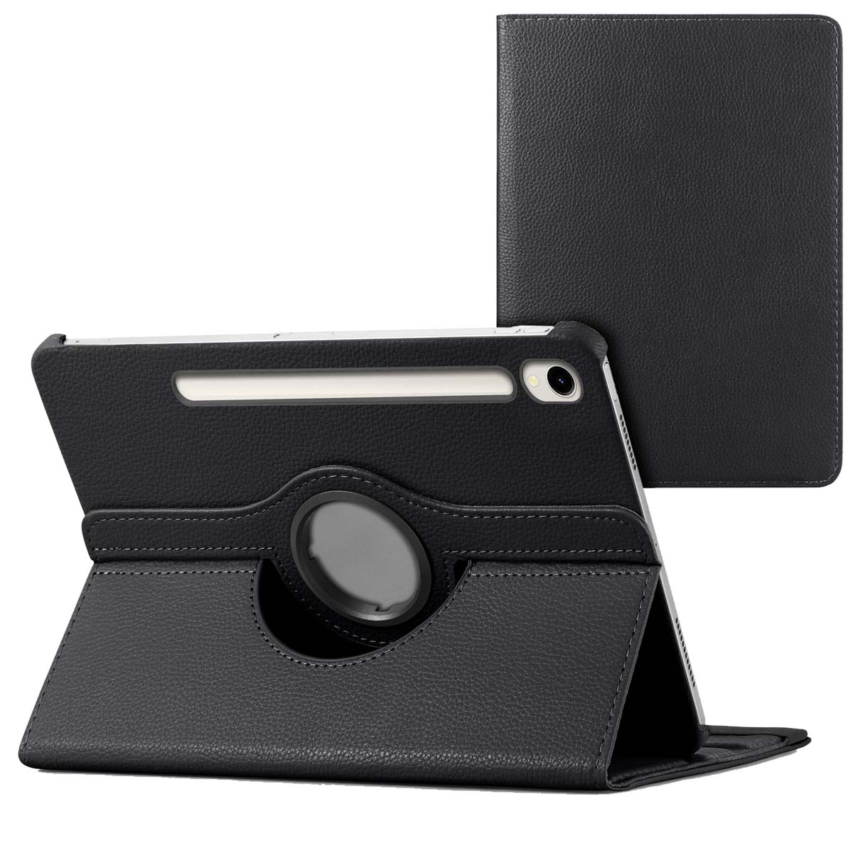 imoshion 360° draaibare Bookcase voor de Samsung Galaxy Tab S9 11.0 inch / S10 Lite / S10 FE / S9 FE 10.9 inch - Zwart
