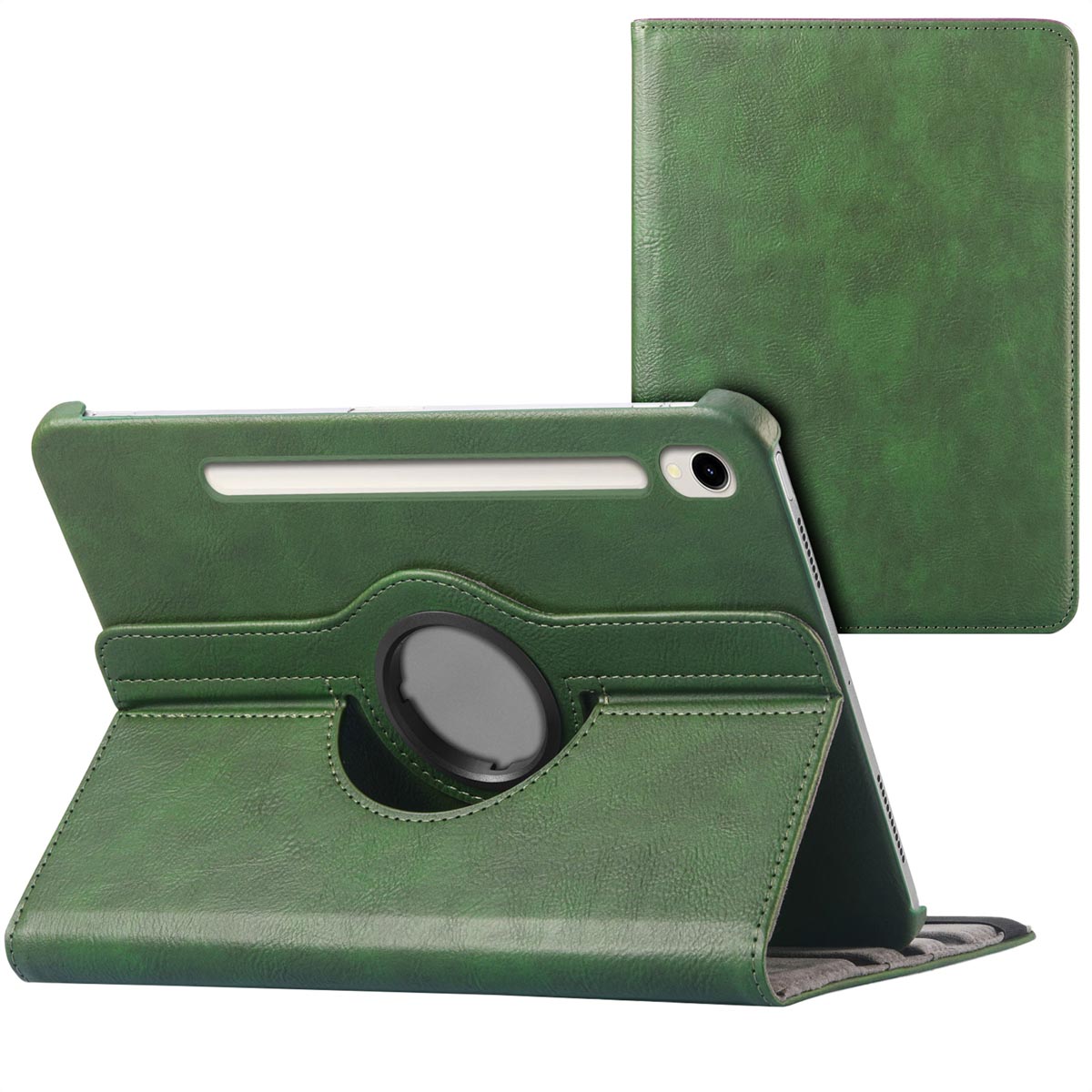 imoshion Coque tablette rotatif à 360° Samsung Galaxy Tab S10 Plus / Tab S9 FE Plus / Tab S9 Plus - Vert