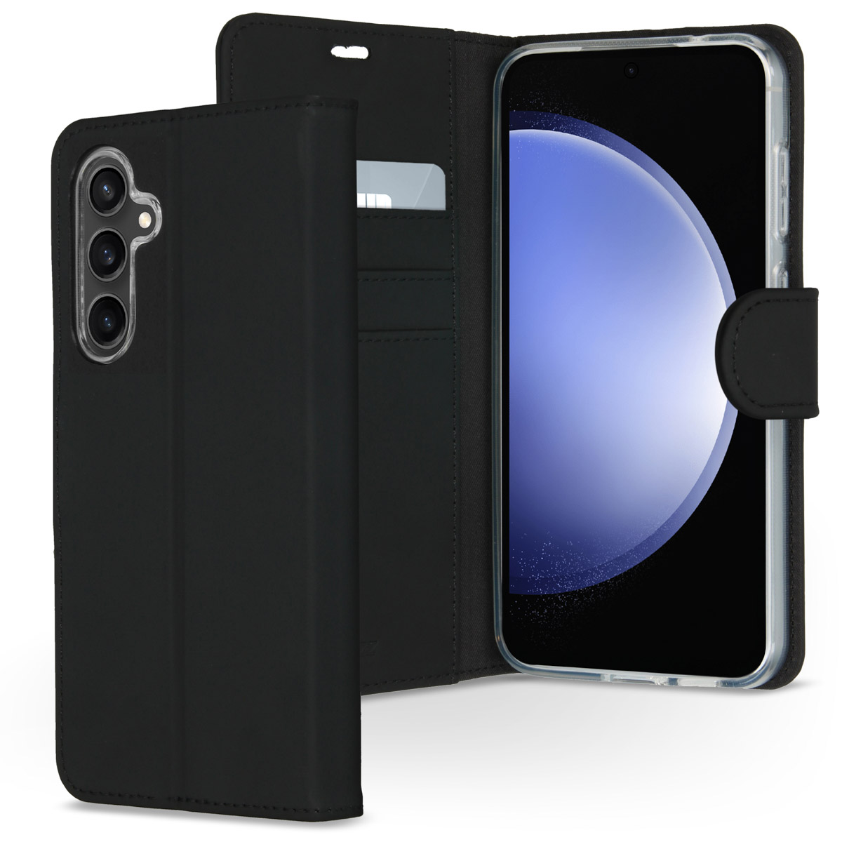 Accezz Étui de télephone Wallet Samsung Galaxy S23 FE - Noir