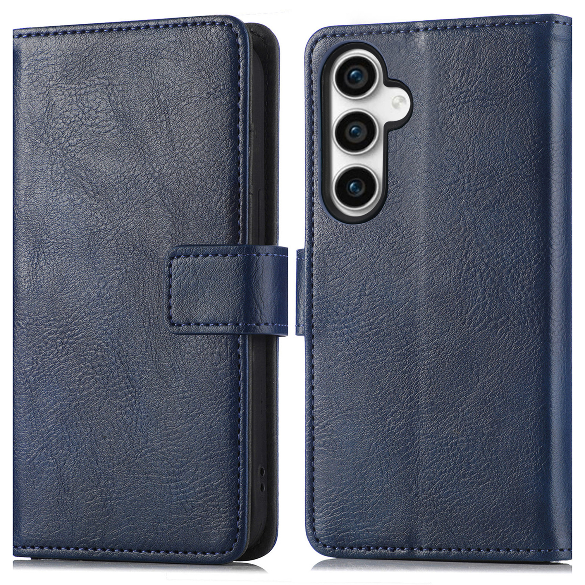 imoshion Luxe Bookcase voor de Samsung Galaxy S23 FE - Donkerblauw