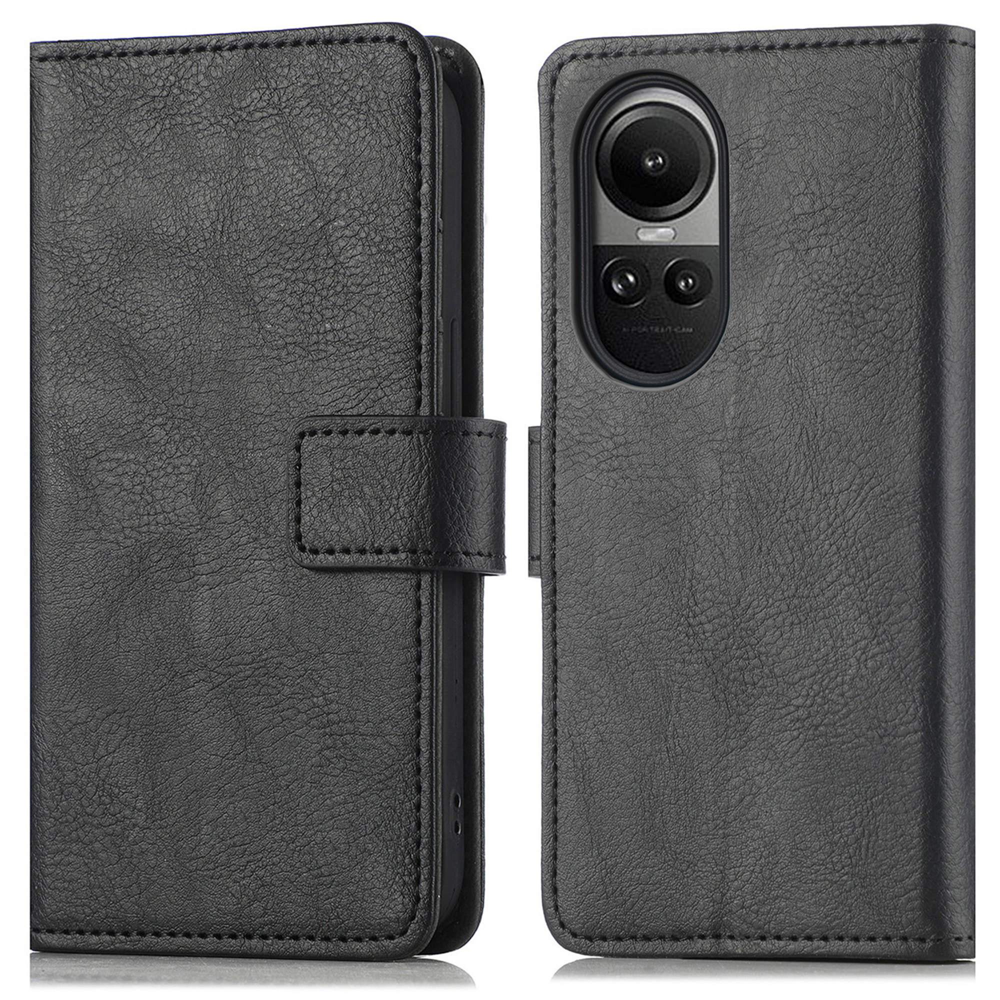 imoshion Luxe Bookcase voor de Oppo Reno 10 / 10 Pro - Zwart
