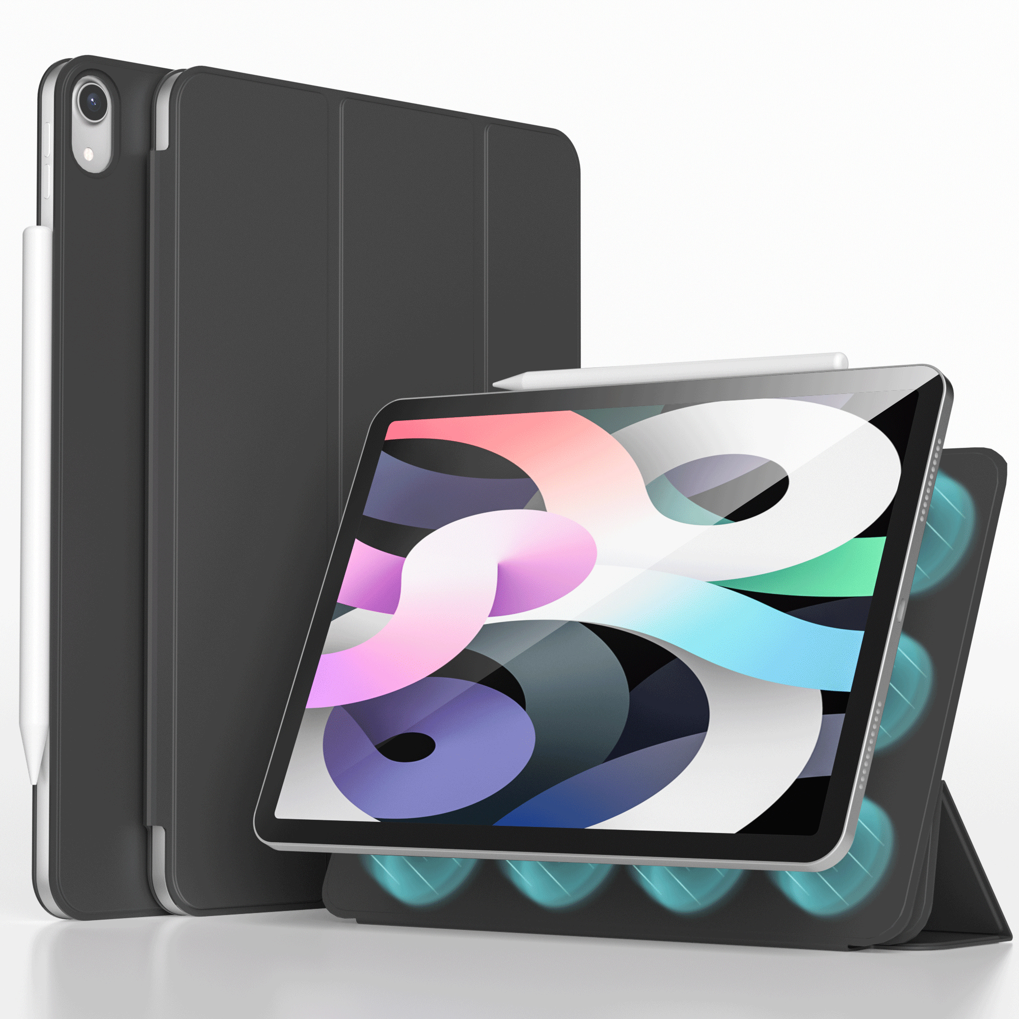 imoshion Magnetic Bookcase voor de Apple iPad Air 11 inch (2026) M4 / (2025) M3 / (2024) M2 / Air 5 (2022) / Air 4 (2020) - Zwart
