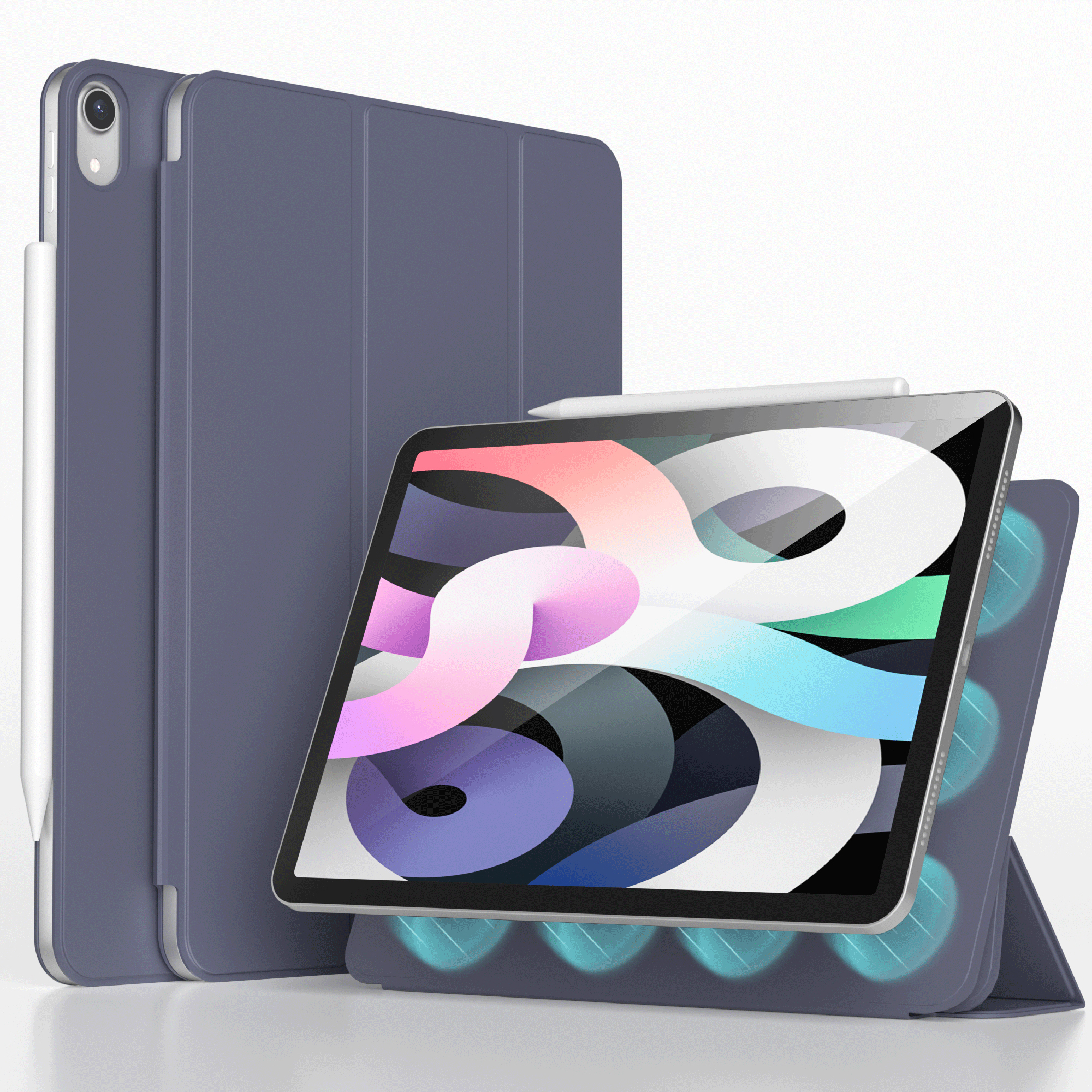 imoshion Magnetic Bookcase voor de Apple iPad Air 11 inch (2026) M4 / (2025) M3 / (2024) M2 / Air 5 (2022) / Air 4 (2020) - Lavender