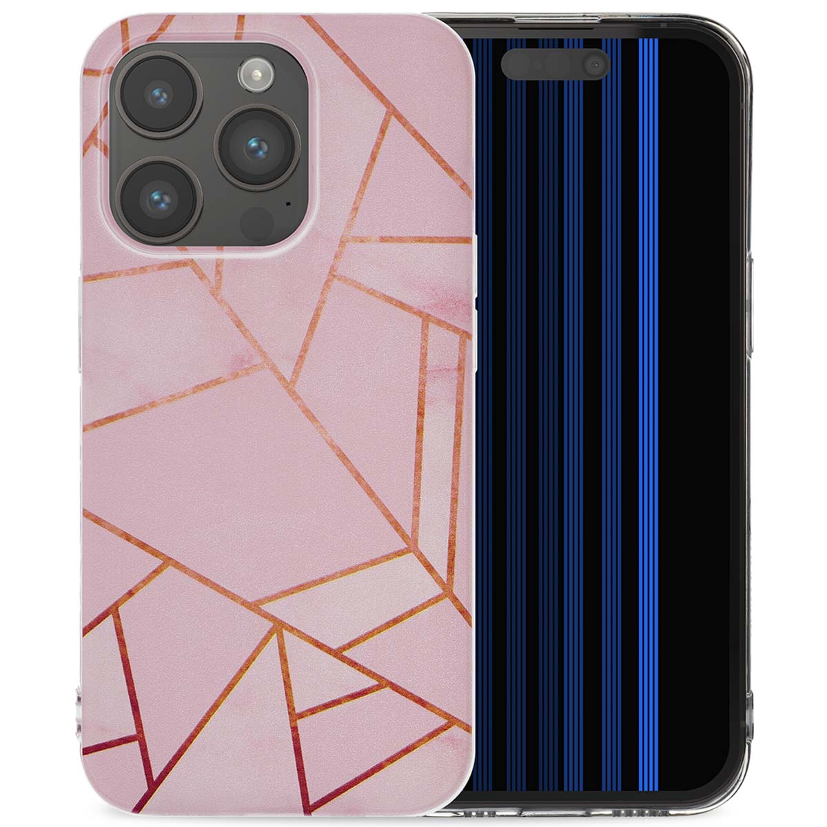 imoshion Design hoesje voor de Apple iPhone 15 Pro - Pink Graphic
