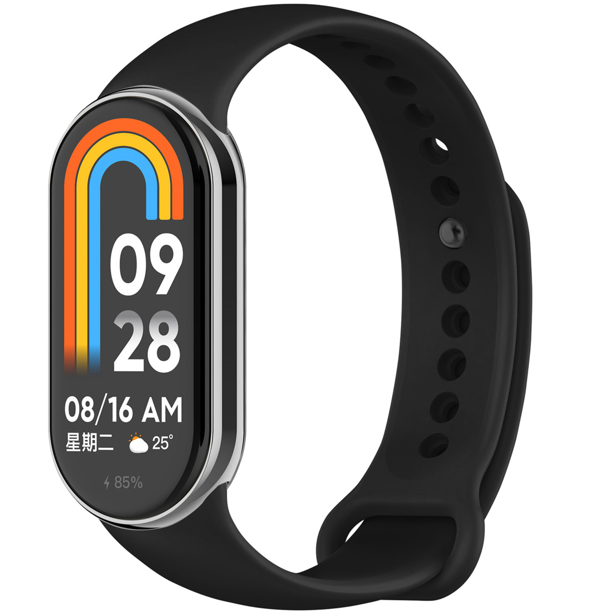imoshion Bracelet sport en silicone Xiaomi Smart Band 8 / 9 - Noir