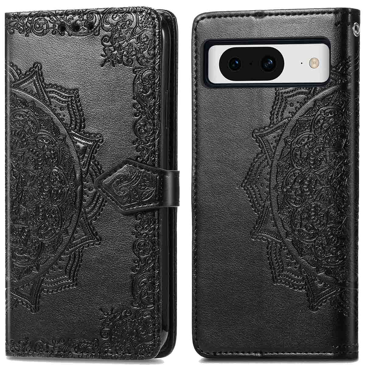 imoshion Mandala Bookcase voor de Google Pixel 8 - Zwart