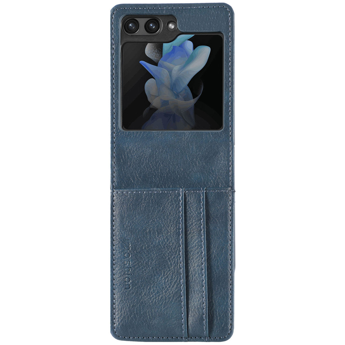 imoshion Luxe Bookcase voor de Samsung Galaxy Z Flip 5 - Donkerblauw