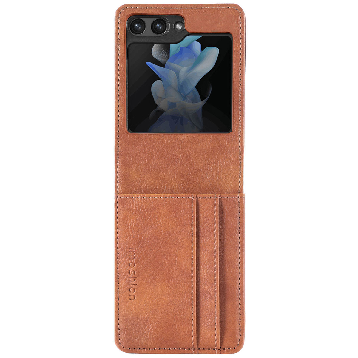 imoshion Luxe Bookcase voor de Samsung Galaxy Z Flip 5 - Bruin
