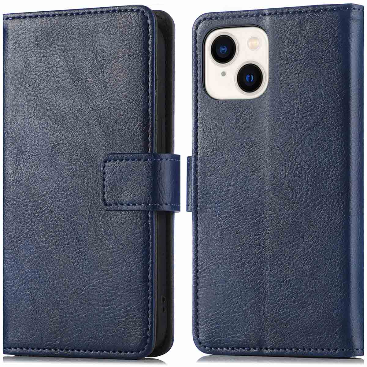 imoshion Luxe Bookcase voor de Apple iPhone 15 - Donkerblauw