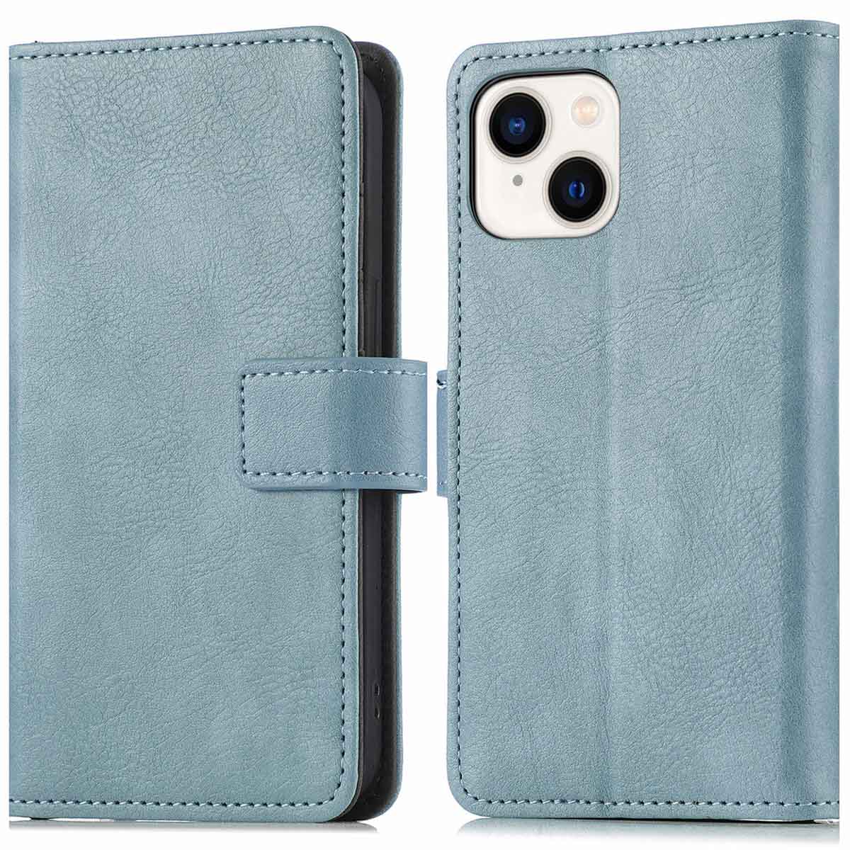 imoshion Luxe Bookcase voor de Apple iPhone 15 Plus - Lichtblauw