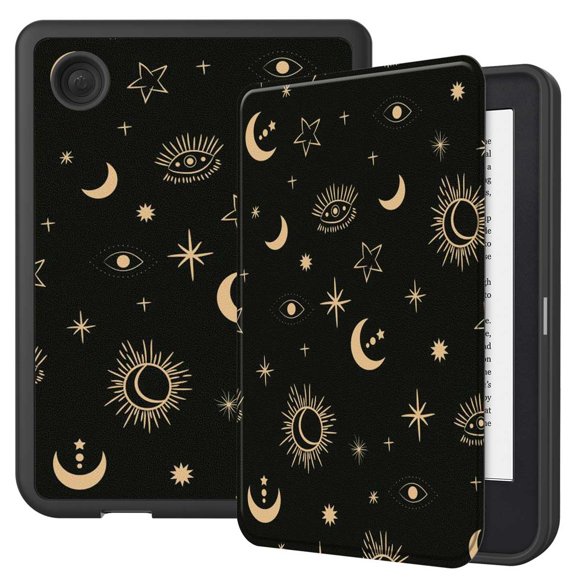 imoshion Design Slim Soft Case Sleepcover voor de Kobo Clara 2E / Tolino Shine 4 - Stars Sky