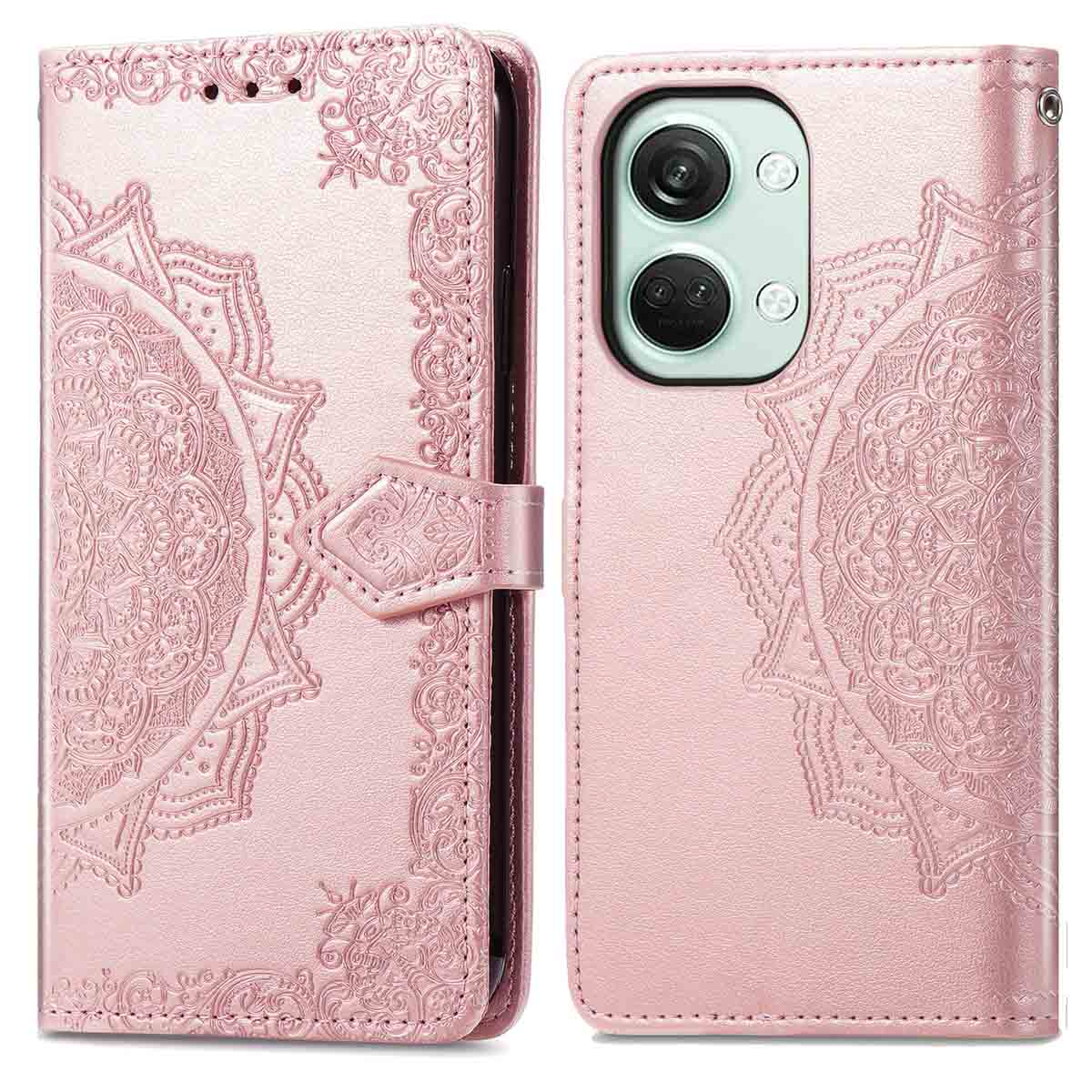 imoshion Mandala Bookcase voor de OnePlus Nord 3 - Rosé Goud