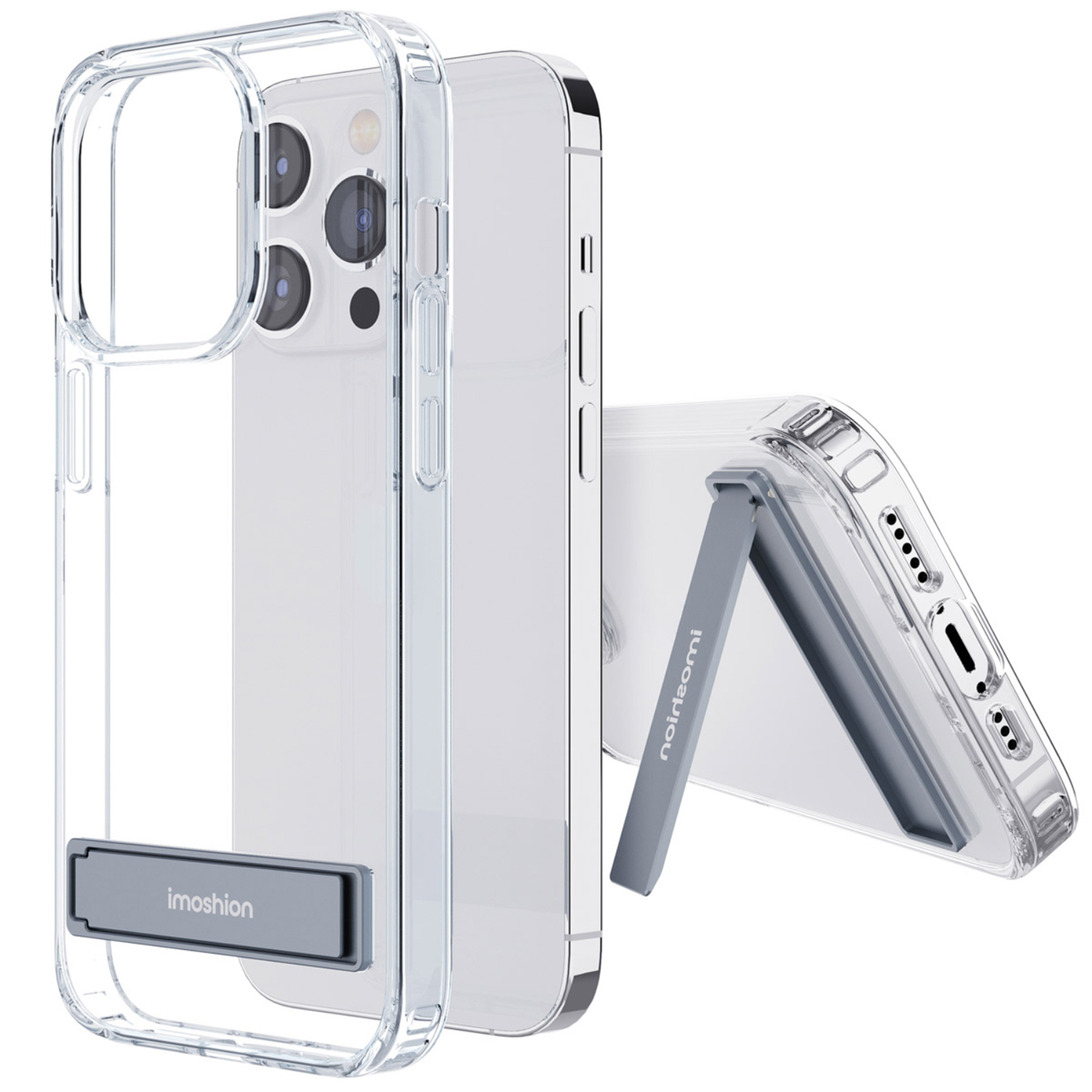 imoshion Coque Stand Apple iPhone 14 Pro - Transparent
