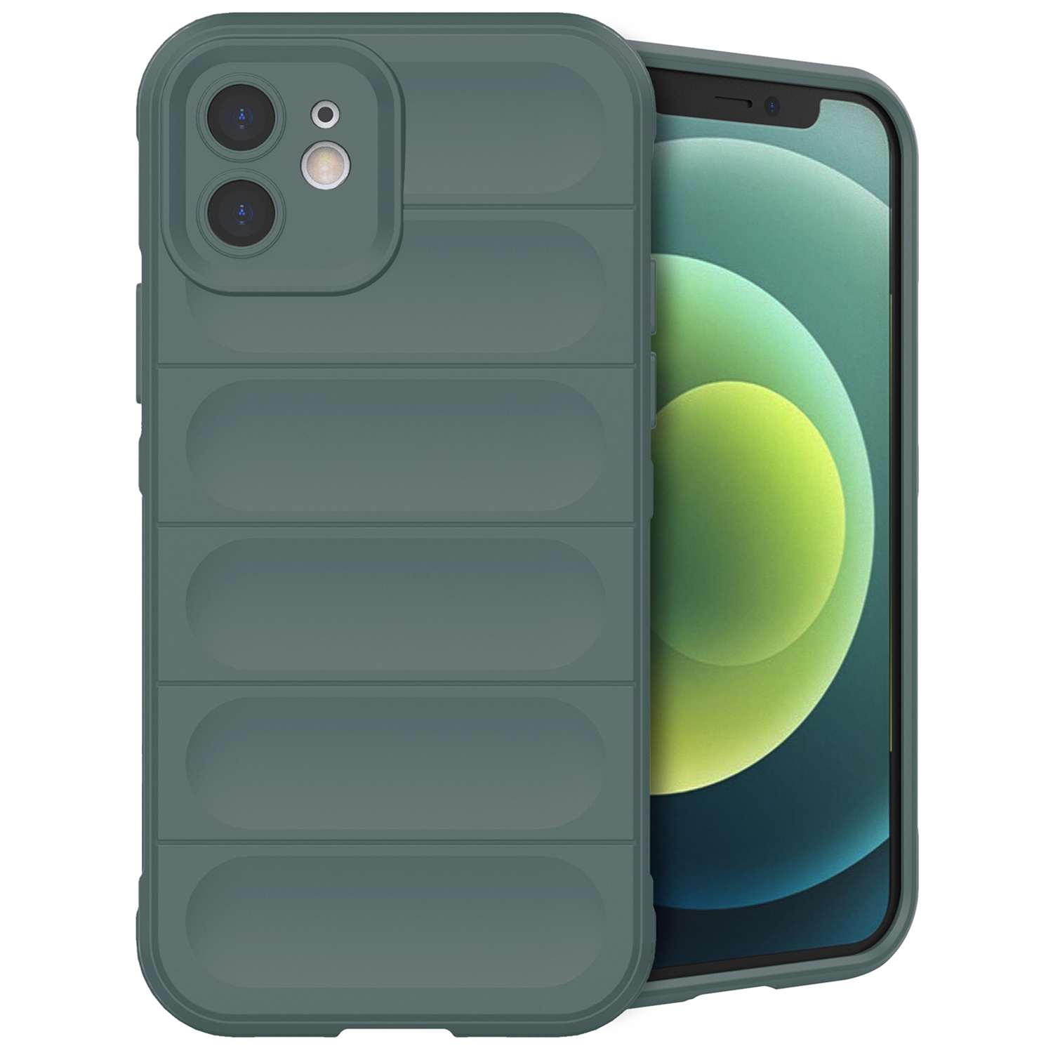imoshion EasyGrip Backcover Apple iPhone 12 - Vert foncé