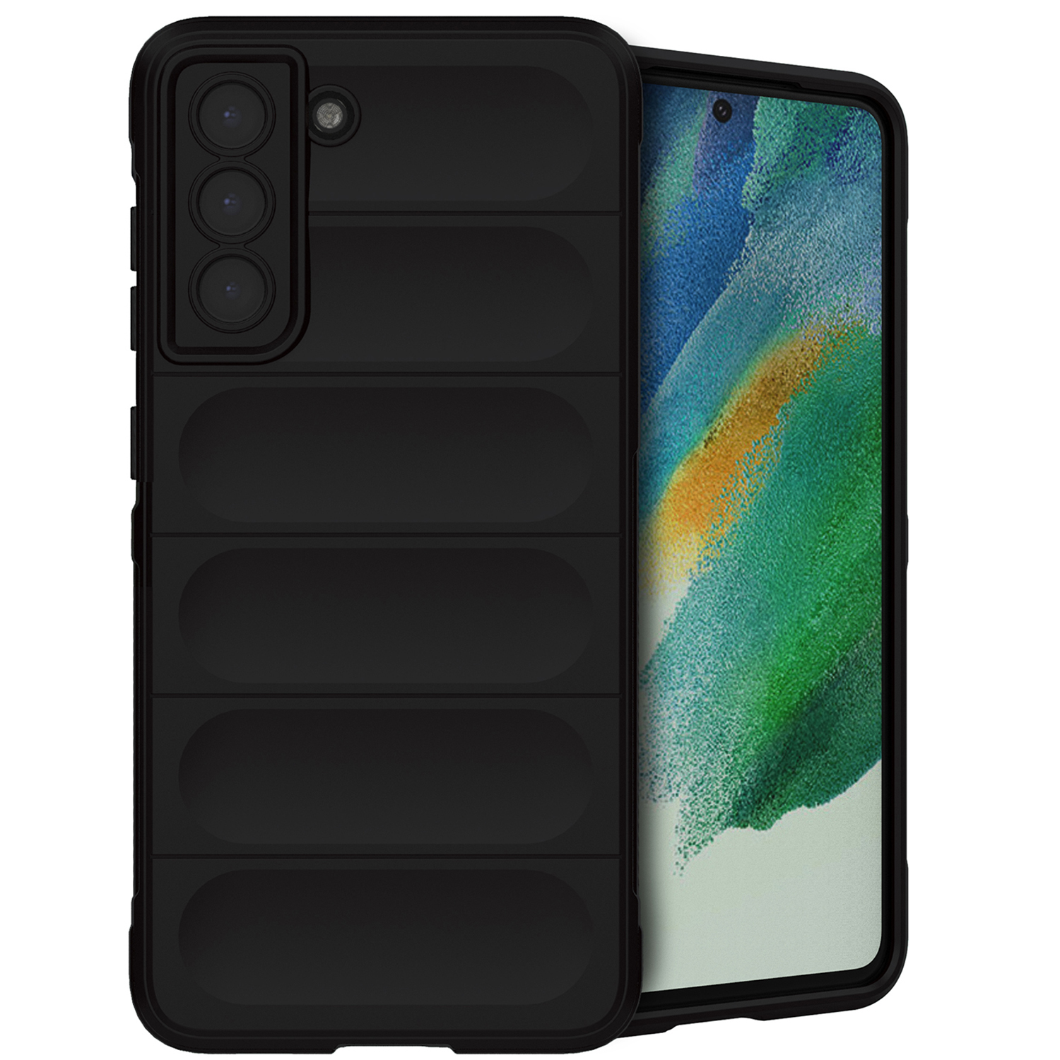 imoshion EasyGrip Backcover Samsung Galaxy S21 FE - Noir