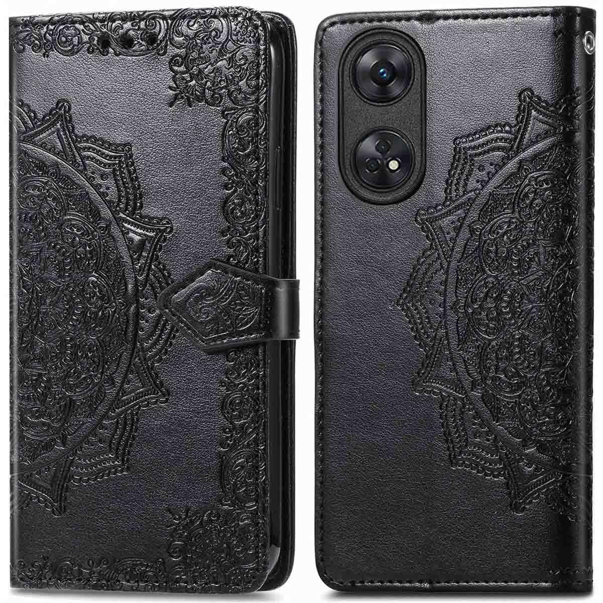 imoshion Mandala Bookcase voor de Oppo Reno 8 T (4G) - Zwart