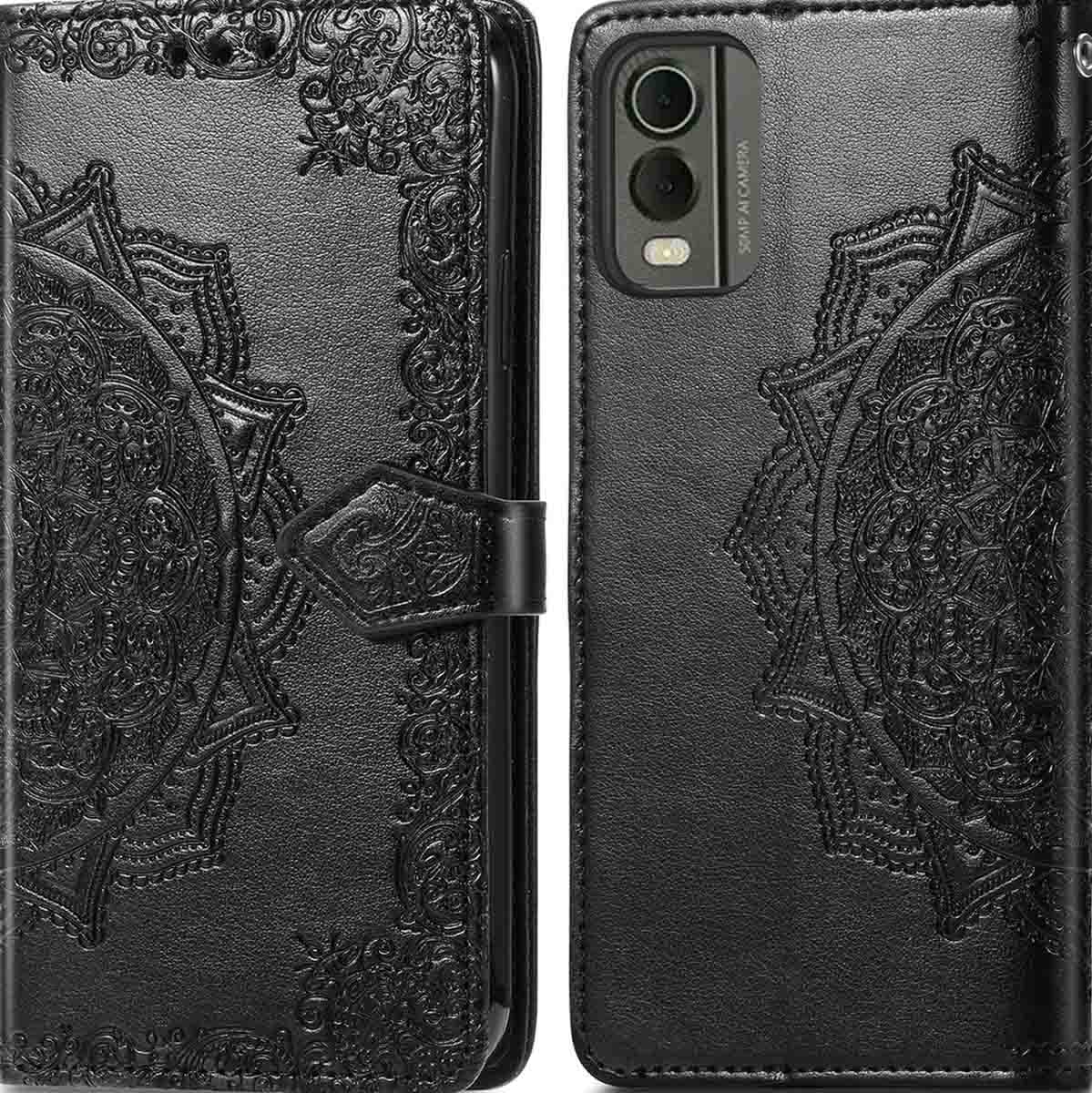 imoshion Mandala Bookcase voor de Nokia C32 - Zwart