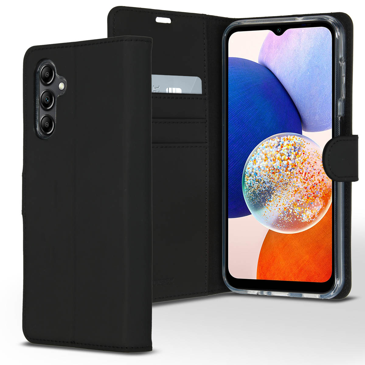 Accezz Étui de télephone Wallet Samsung Galaxy A14 (5G/4G) - Noir