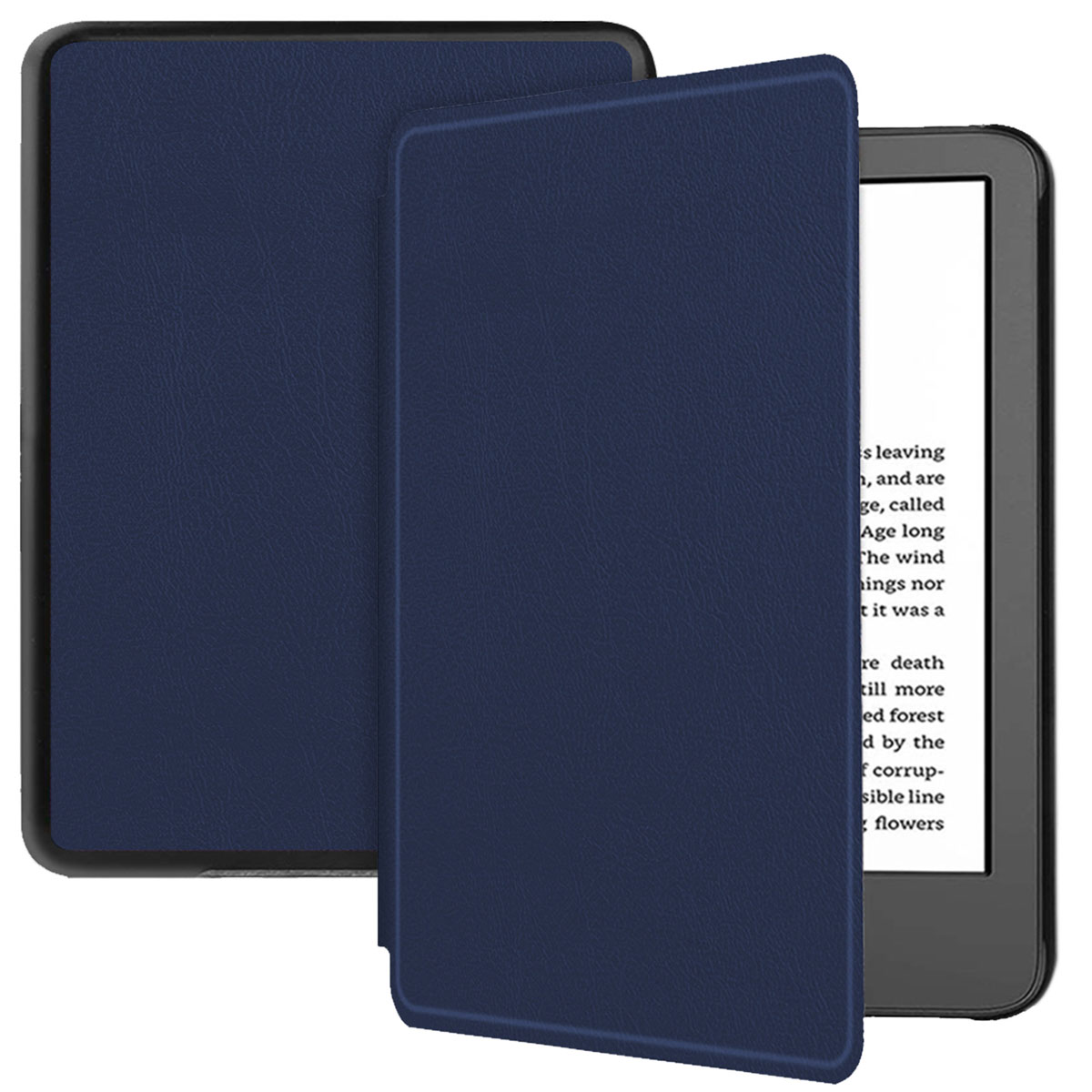 imoshion Slim Hard Case Bookcase voor de Amazon Kindle (2024) / Amazon Kindle (2022) 11th gen - Donkerblauw