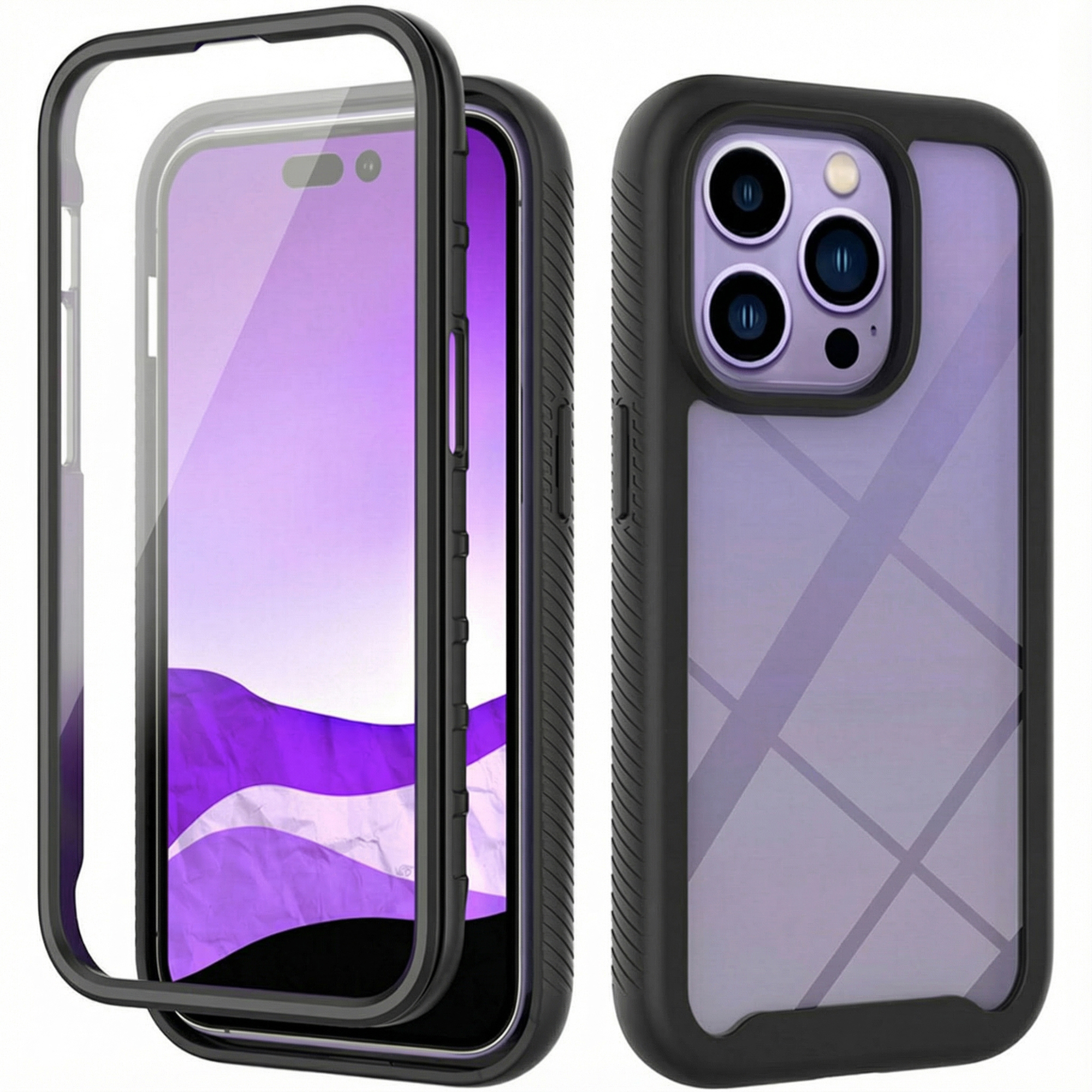 imoshion Coque 360° Full Protective Apple iPhone 14 Pro - Noir