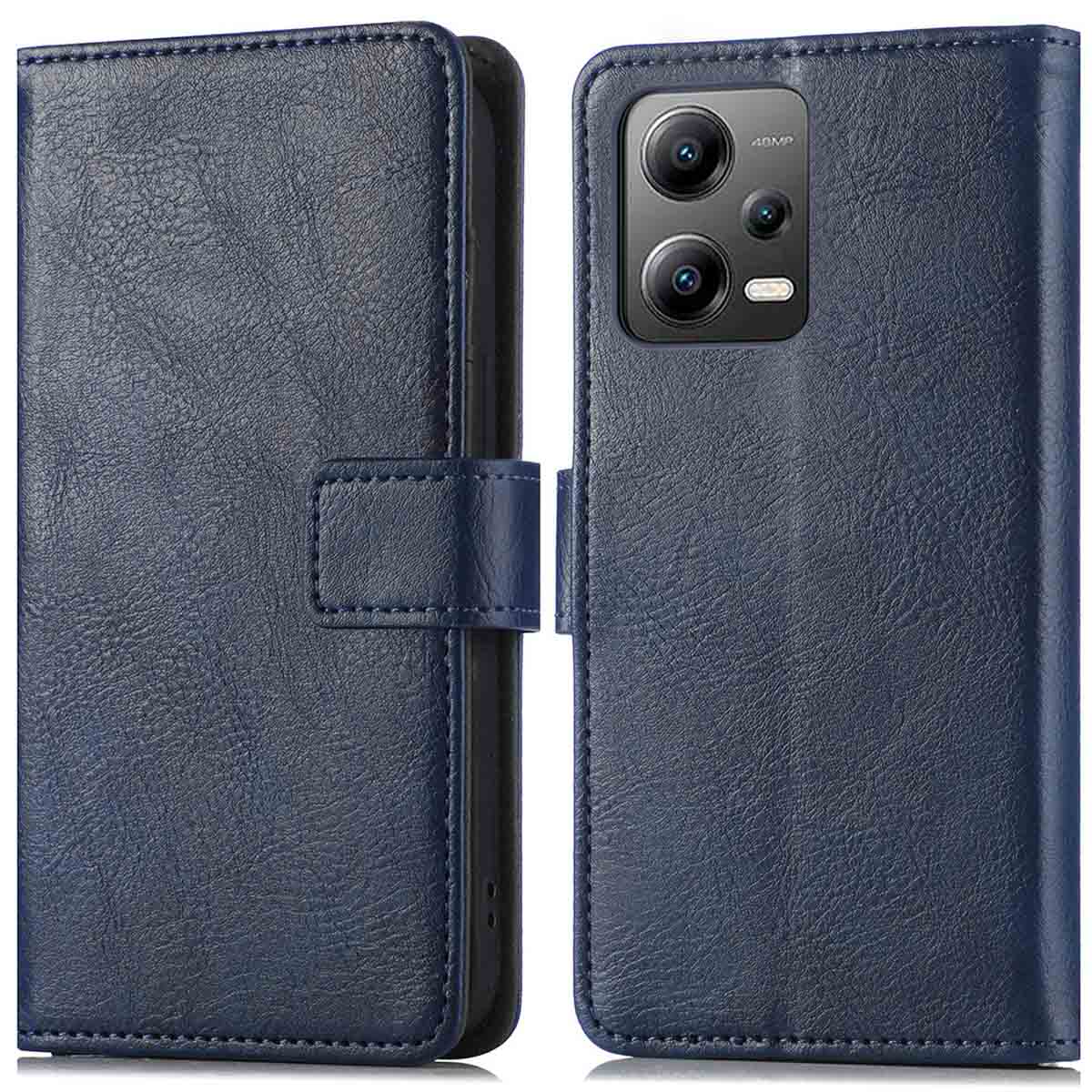 imoshion Luxe Bookcase voor de Xiaomi Poco X5 5G - Donkerblauw