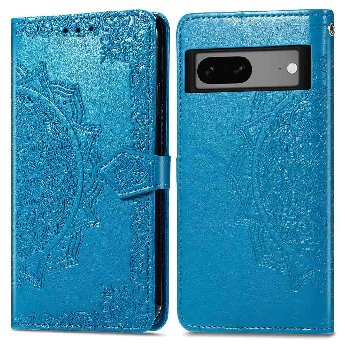 imoshion Mandala Bookcase voor de Google Pixel 7a - Turquoise