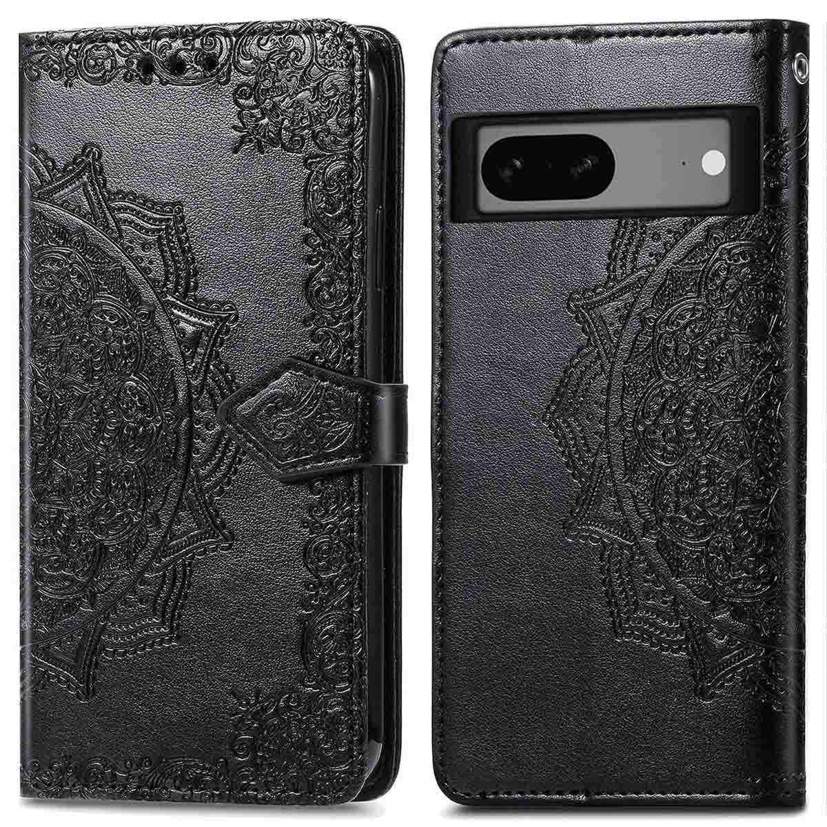 imoshion Mandala Bookcase voor de Google Pixel 7a - Zwart