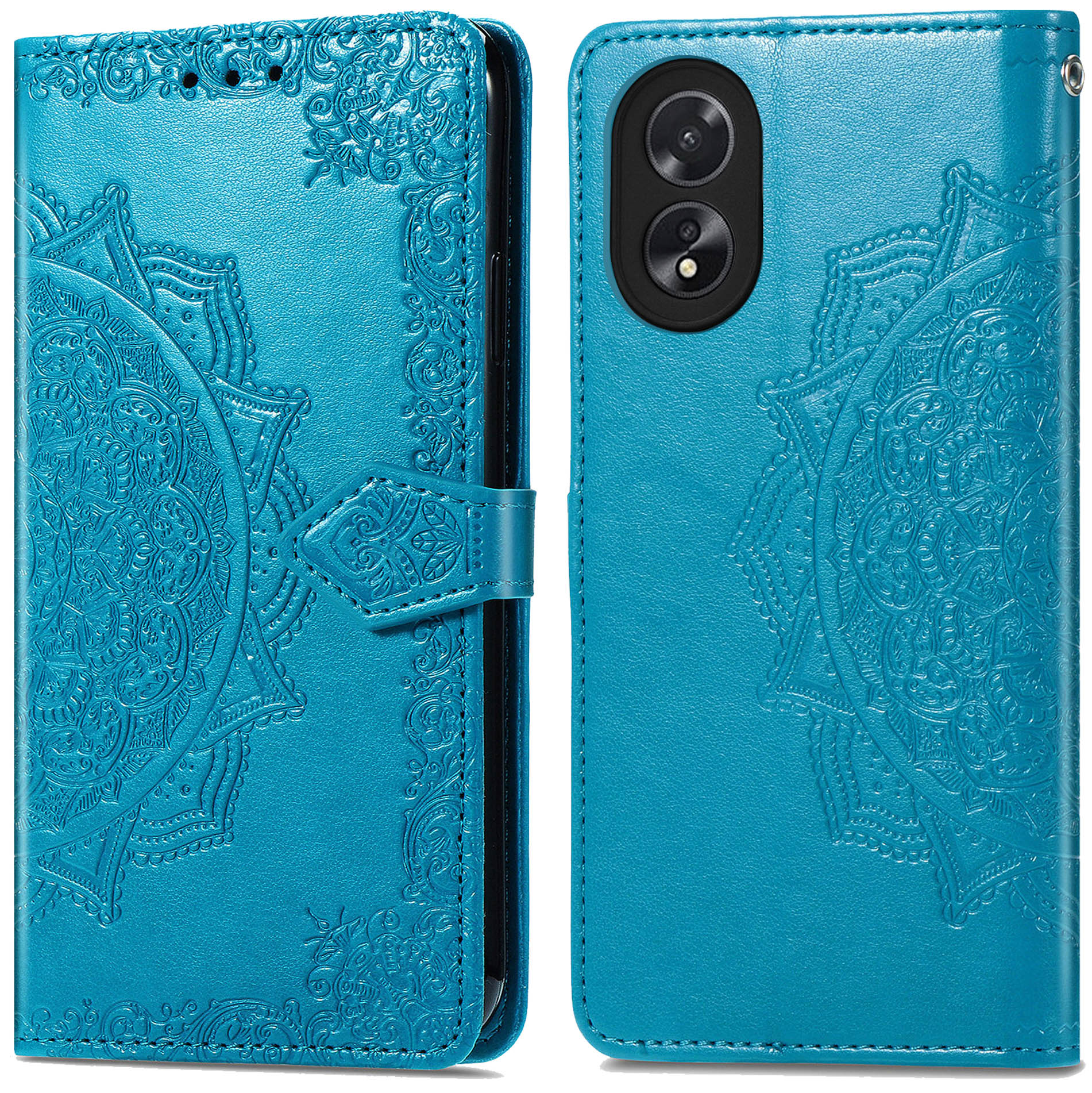 imoshion Mandala Bookcase voor de Oppo A18 / Oppo A38 - Turquoise