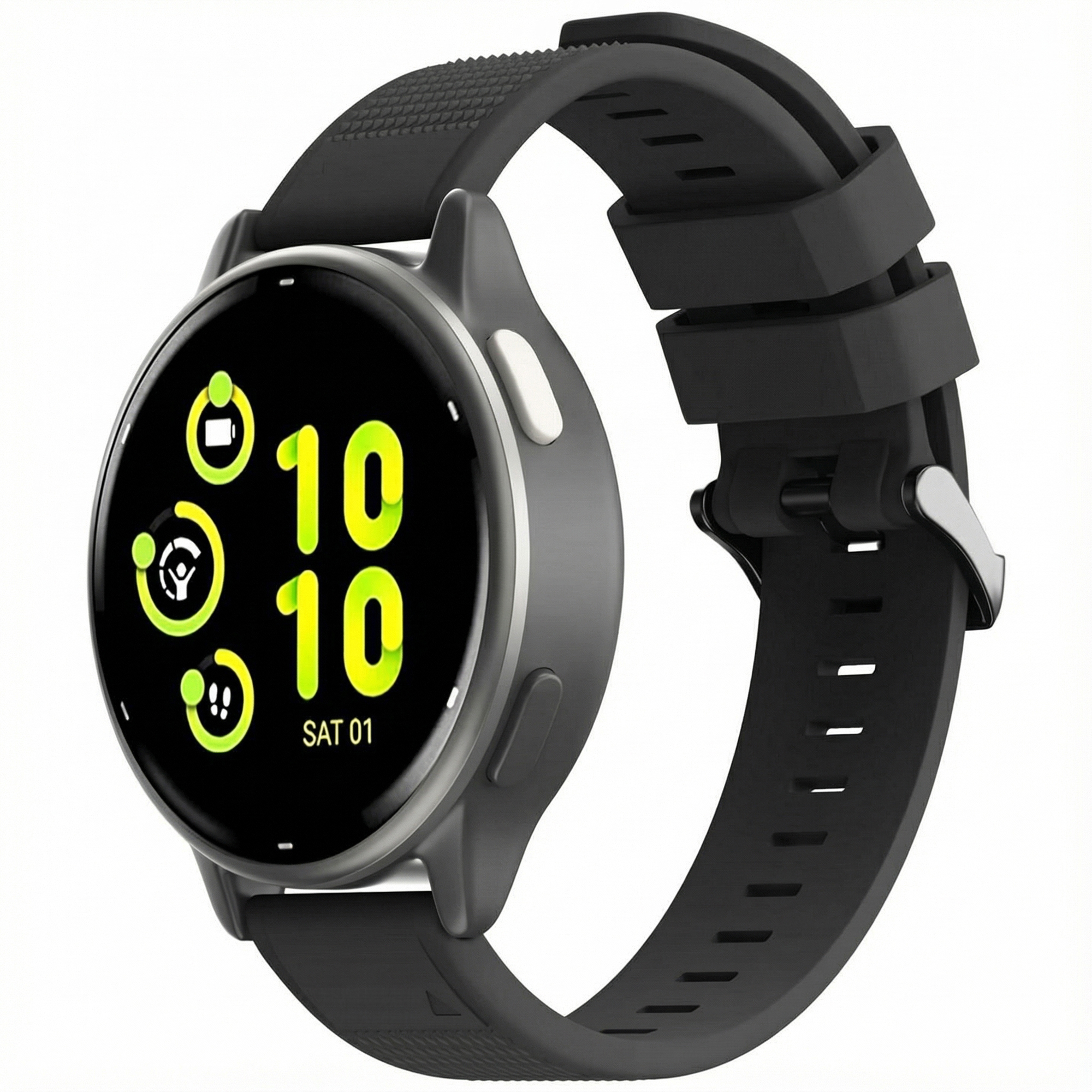 imoshion QuickFit® Siliconen bandje - Garmin 22 mm aansluiting - Zwart