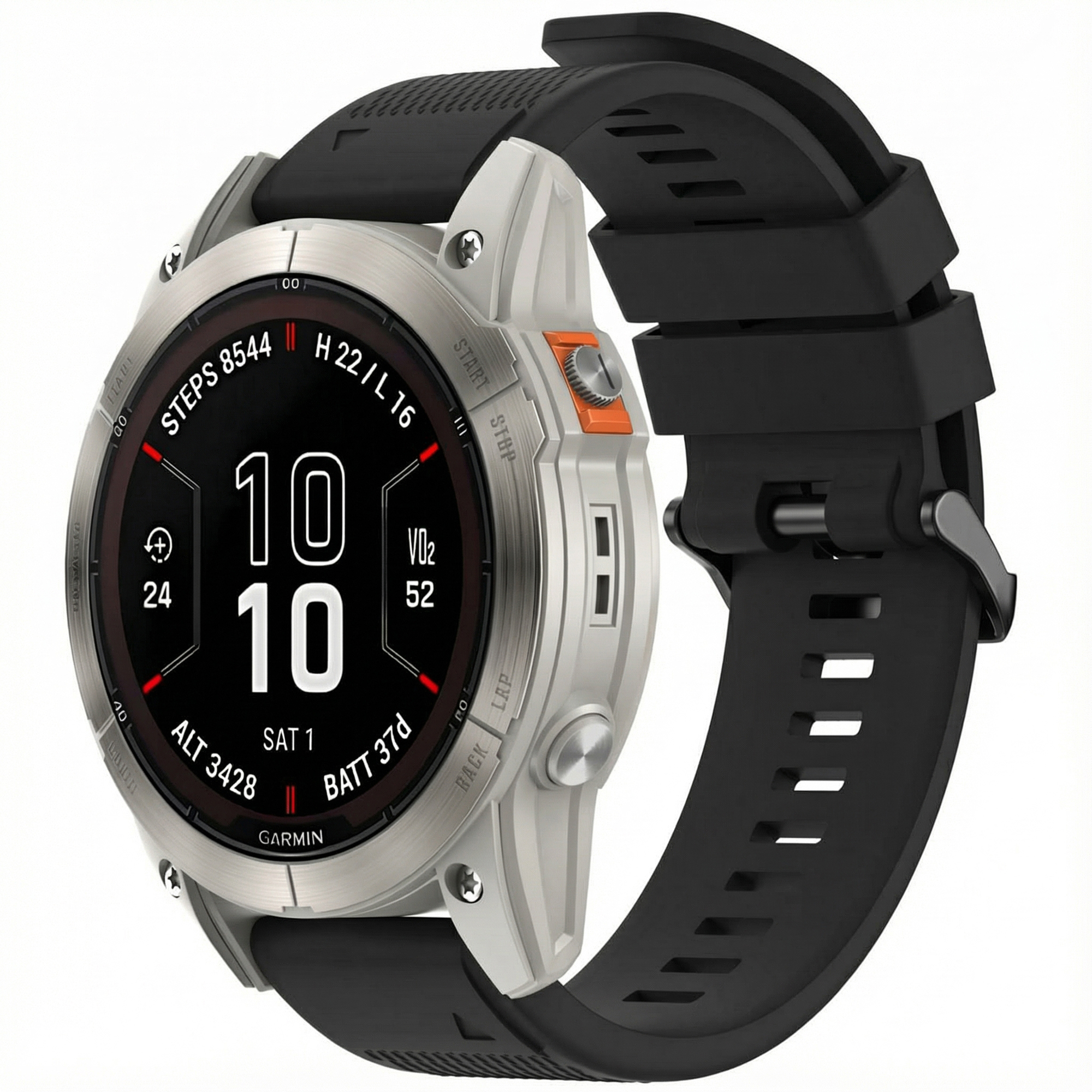 imoshion QuickFit® Siliconen bandje - Garmin 26 mm aansluiting - Zwart