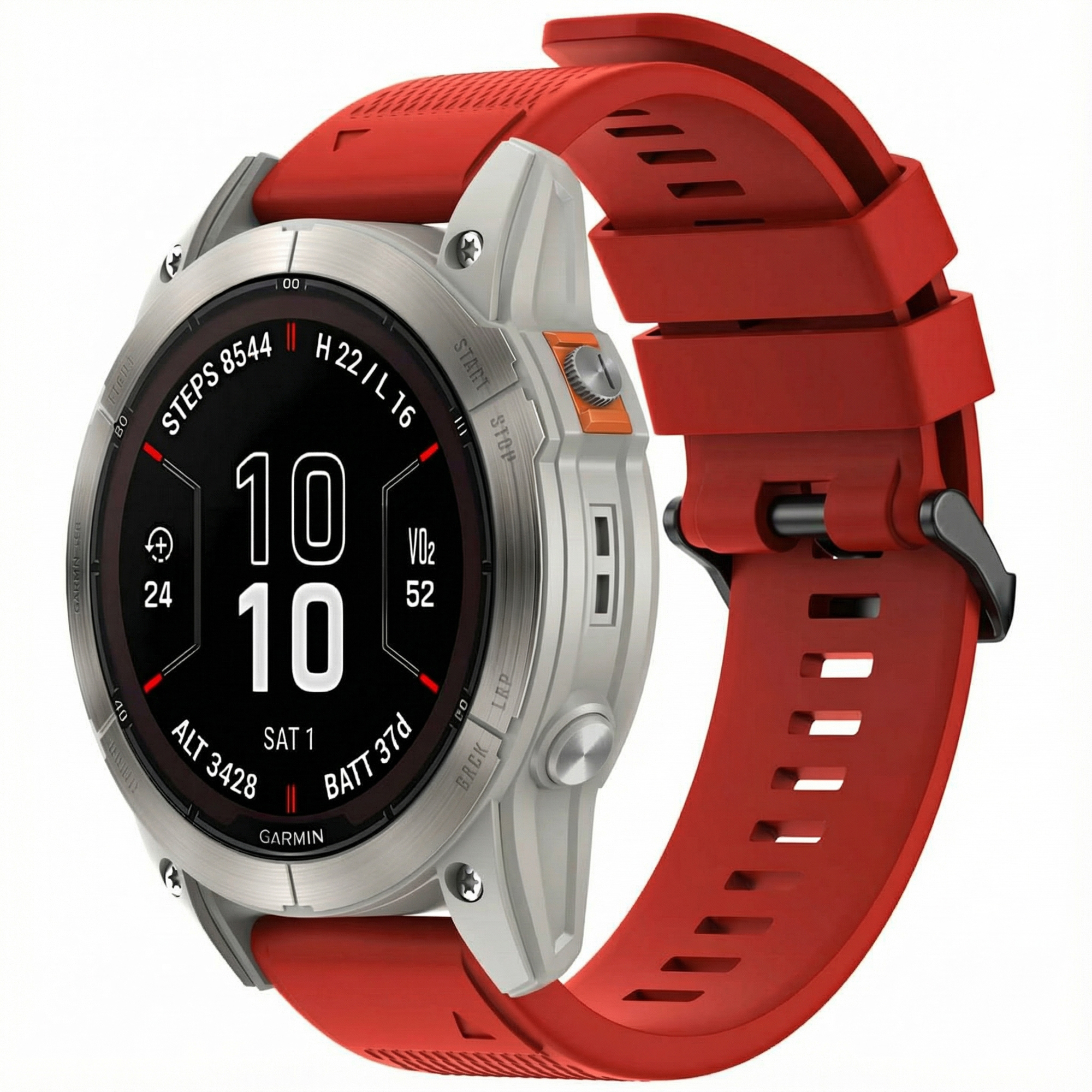 imoshion QuickFit® Siliconen bandje - Garmin 26 mm aansluiting - Rood