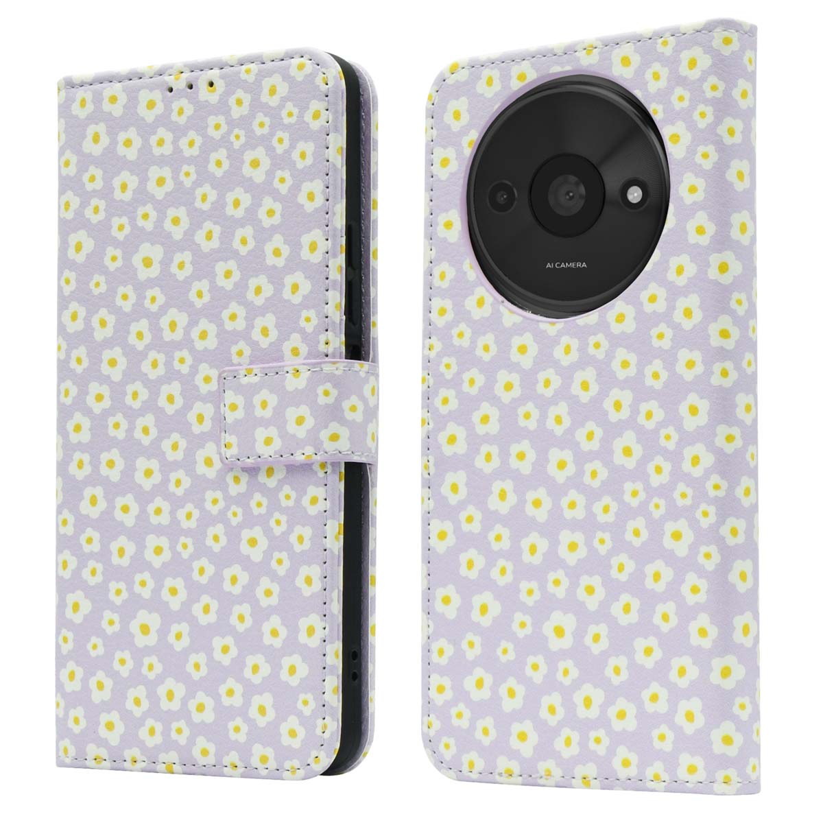 imoshion Design Bookcase voor de Xiaomi Redmi A3 - White Daisy