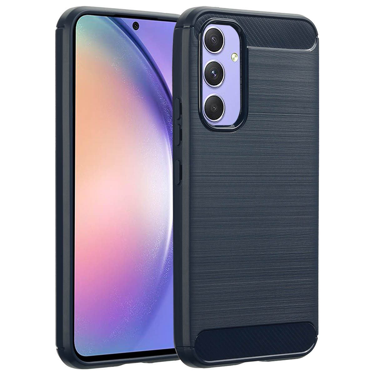 imoshion Brushed Backcover voor de Samsung Galaxy A54 (5G) - Donkerblauw