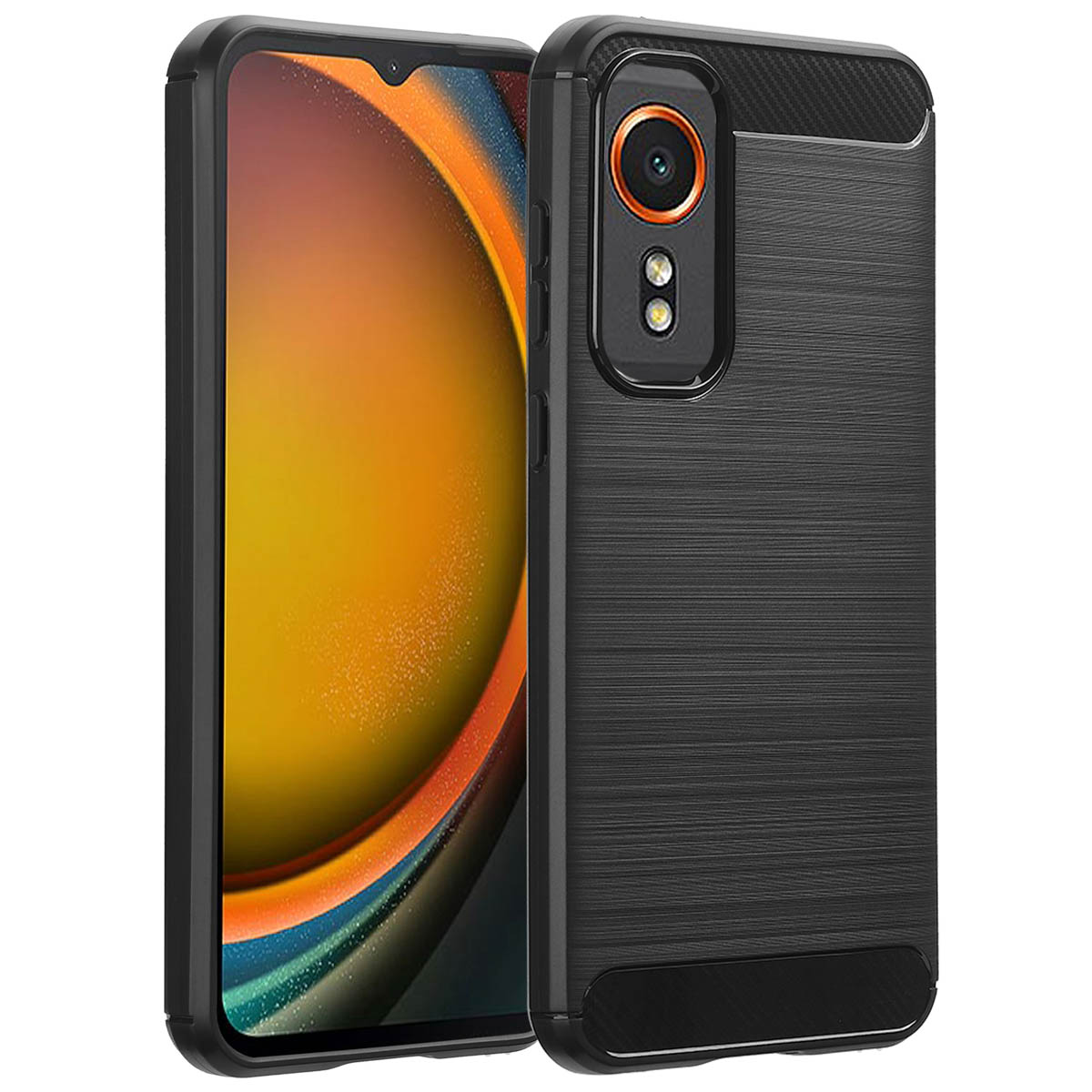 imoshion Brushed Backcover voor de Samsung Galaxy Xcover 7 - Zwart