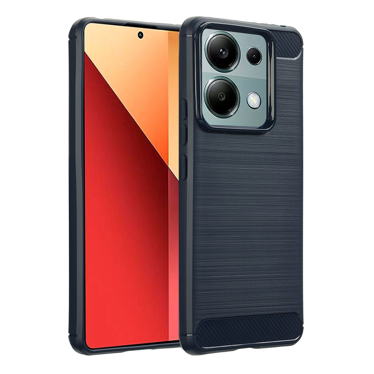 imoshion Brushed Backcover voor de Xiaomi Redmi Note 13 Pro (5G) / Poco X6 - Donkerblauw
