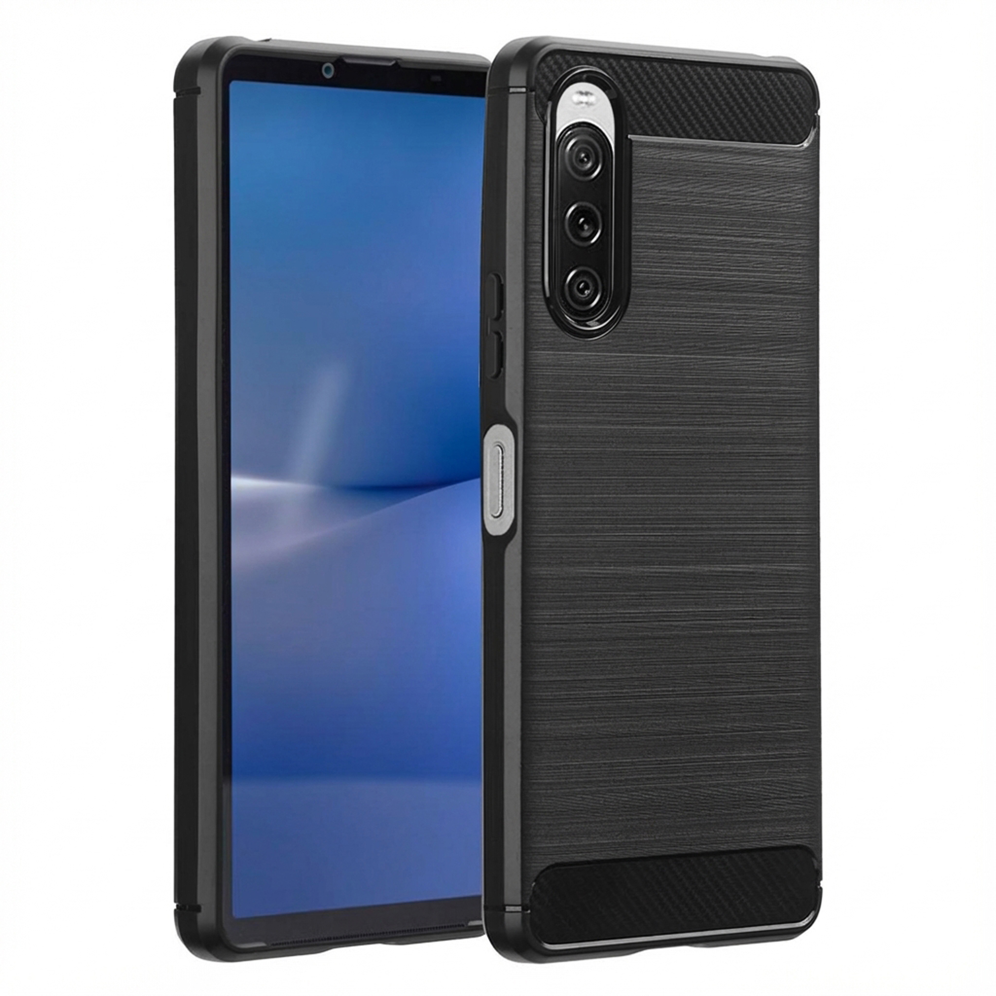 imoshion Coque Brushed Sony Xperia 10 V - Noir