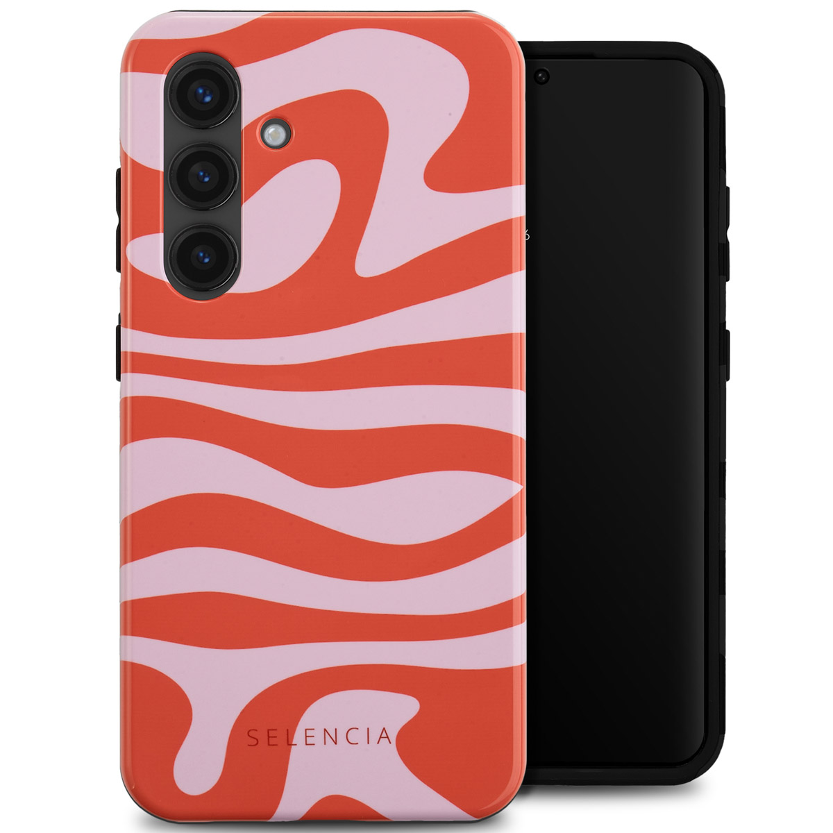 Selencia Vivid Backcover voor de Samsung Galaxy S24 - Dream Swirl Pink