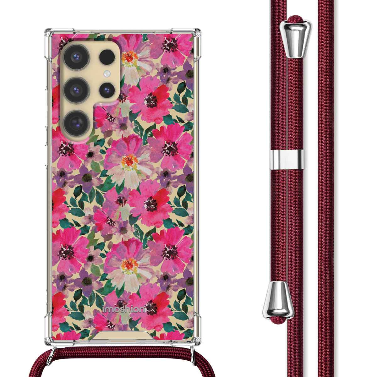 imoshion Design hoesje met koord voor de Samsung Galaxy S24 Ultra - Flower Water