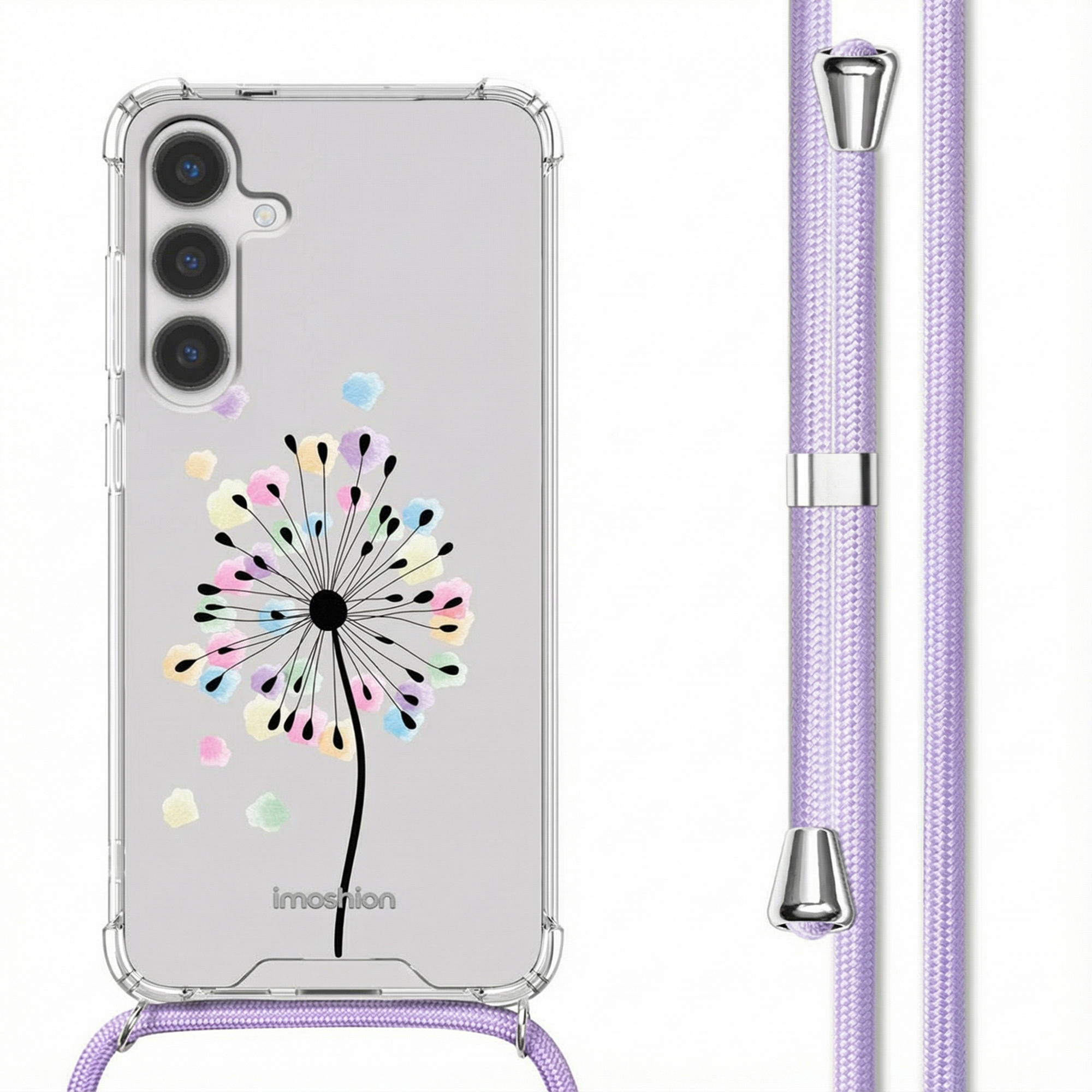 imoshion Design hoesje met koord voor de Samsung Galaxy S24 - Sandstone Dandelion