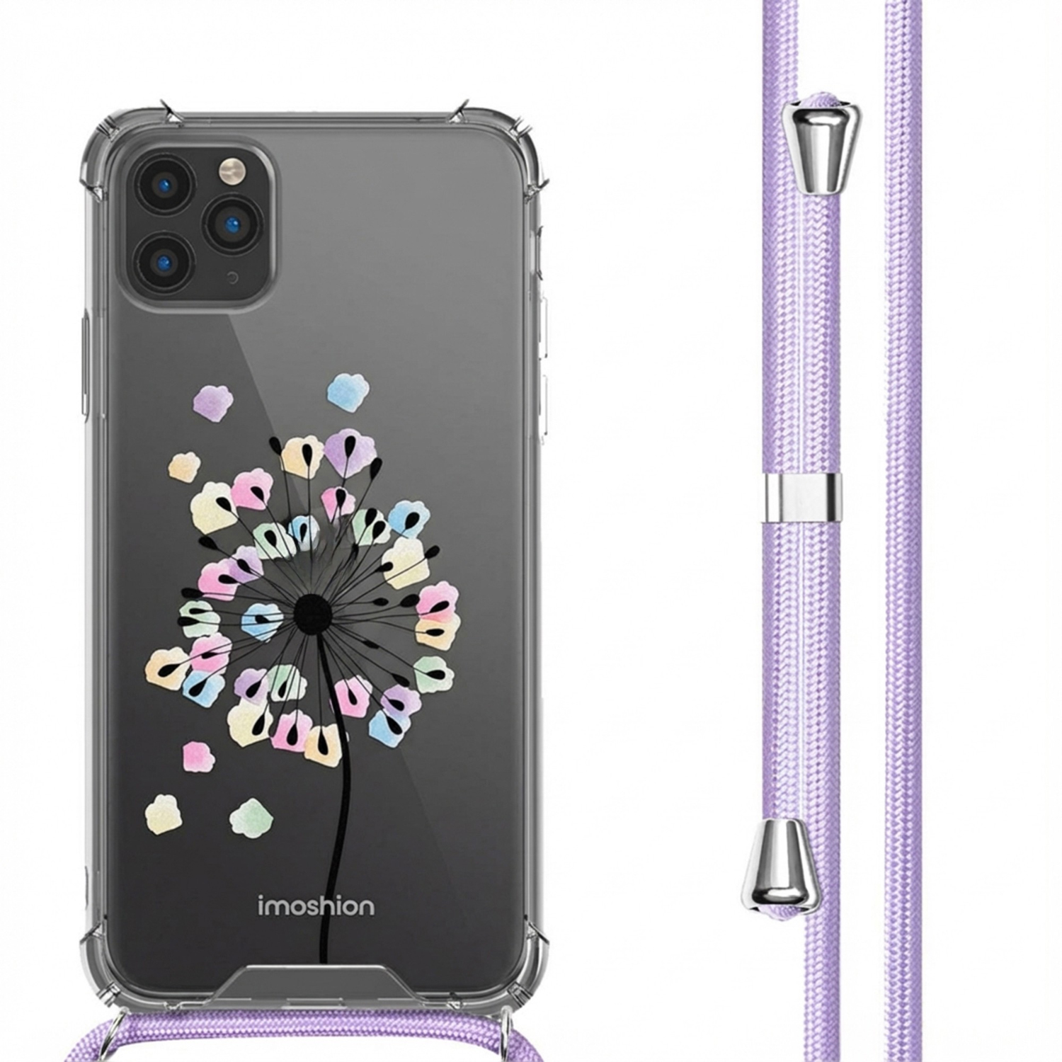 imoshion Design hoesje met koord voor de Apple iPhone 11 Pro Max - Sandstone Dandelion