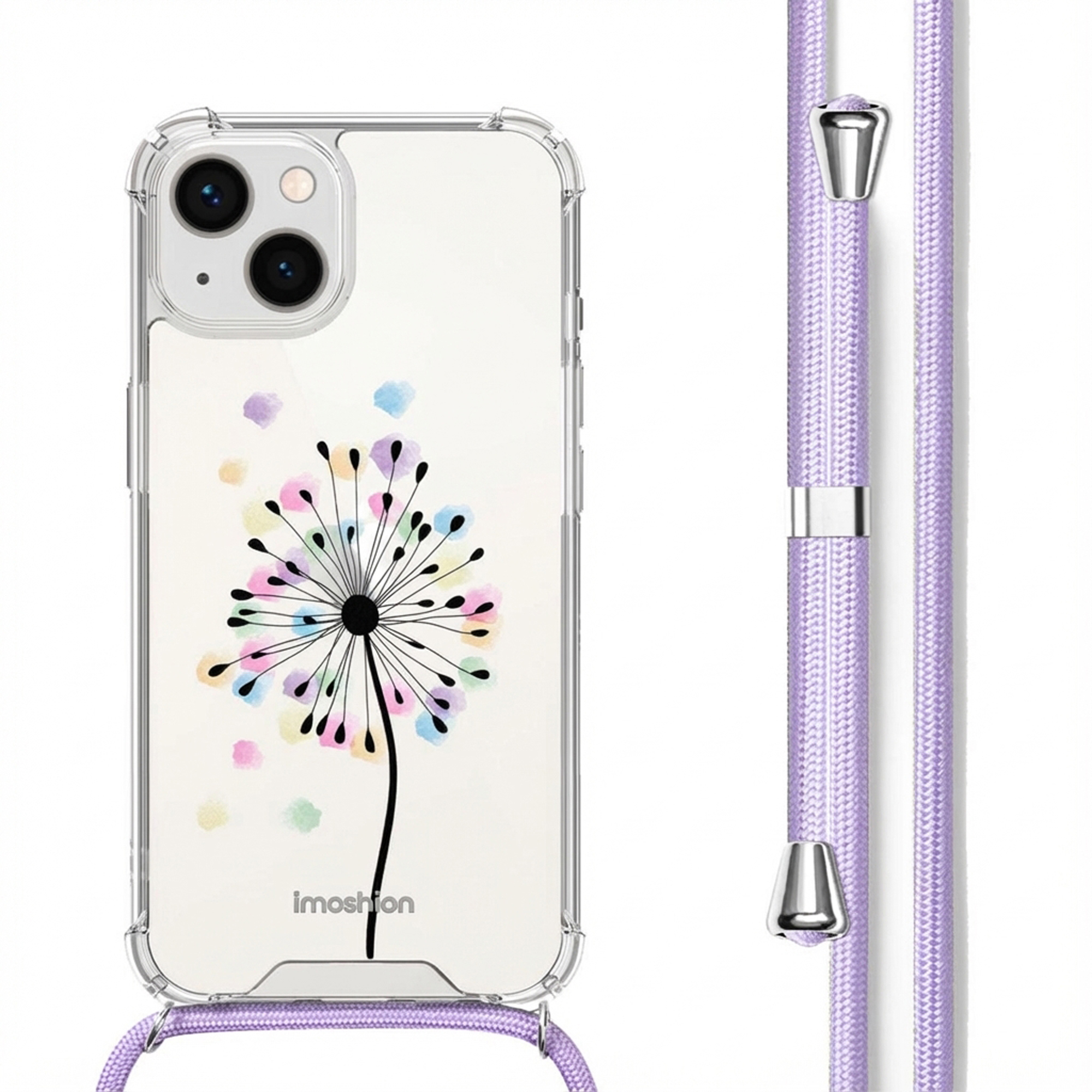 imoshion Design hoesje met koord voor de Apple iPhone 14 - Sandstone Dandelion