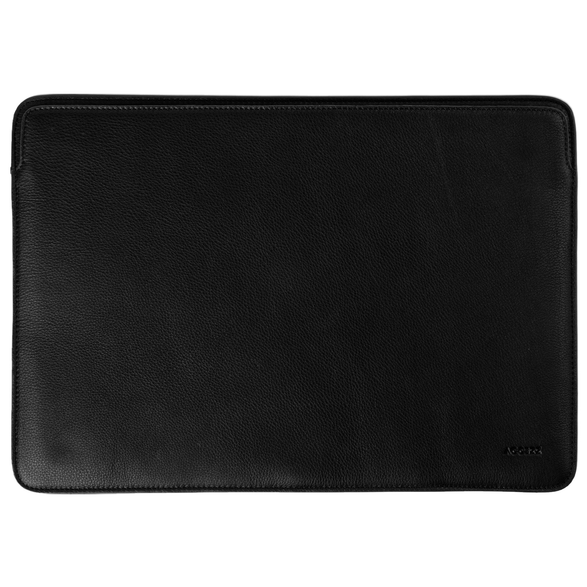 Accezz Leather Pochette ordinateur Apple MacBook 13 pouces - Noir