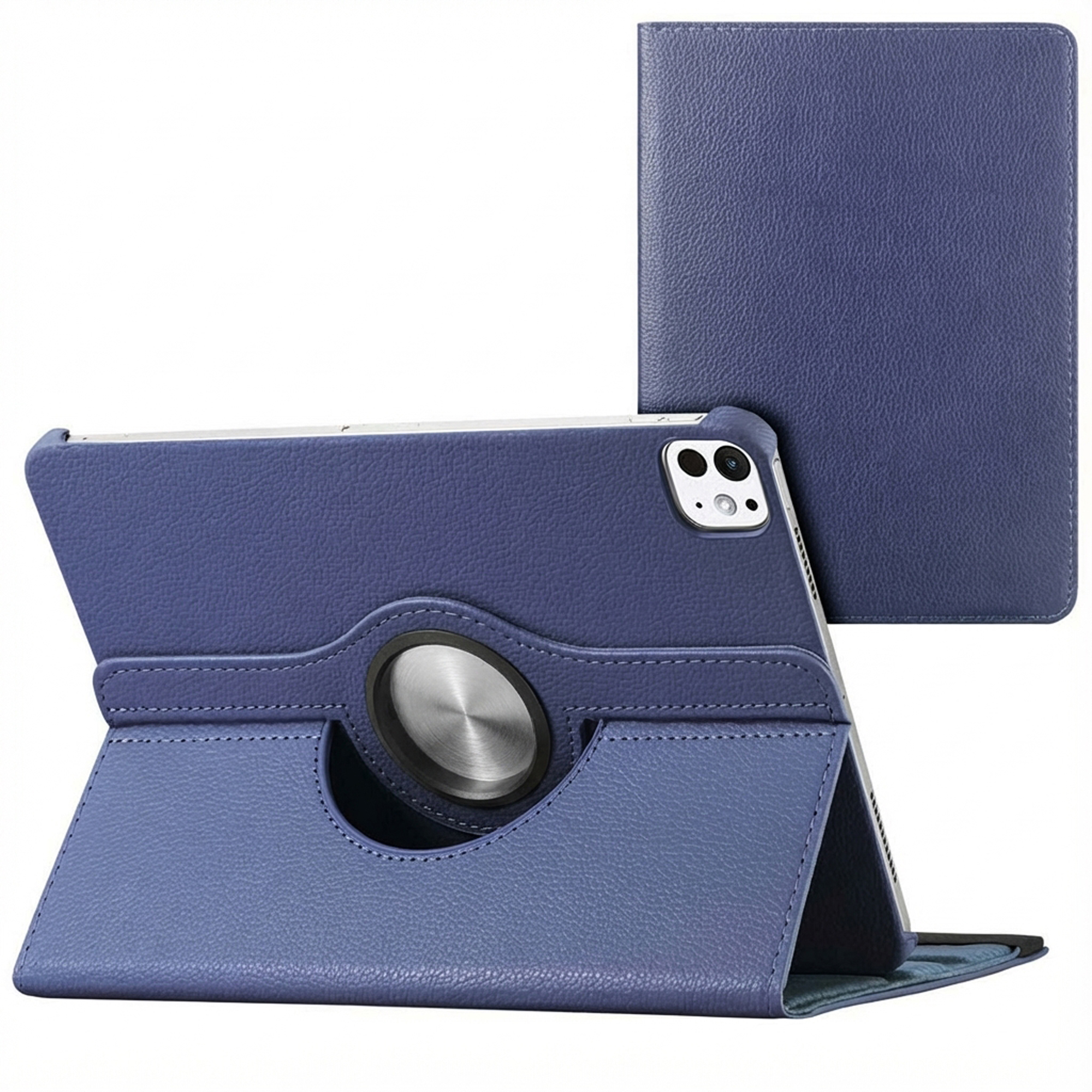 imoshion Coque tablette rotatif à 360° Apple iPad Pro 13 (2025) M5 / (2024) M4 - Bleu foncé