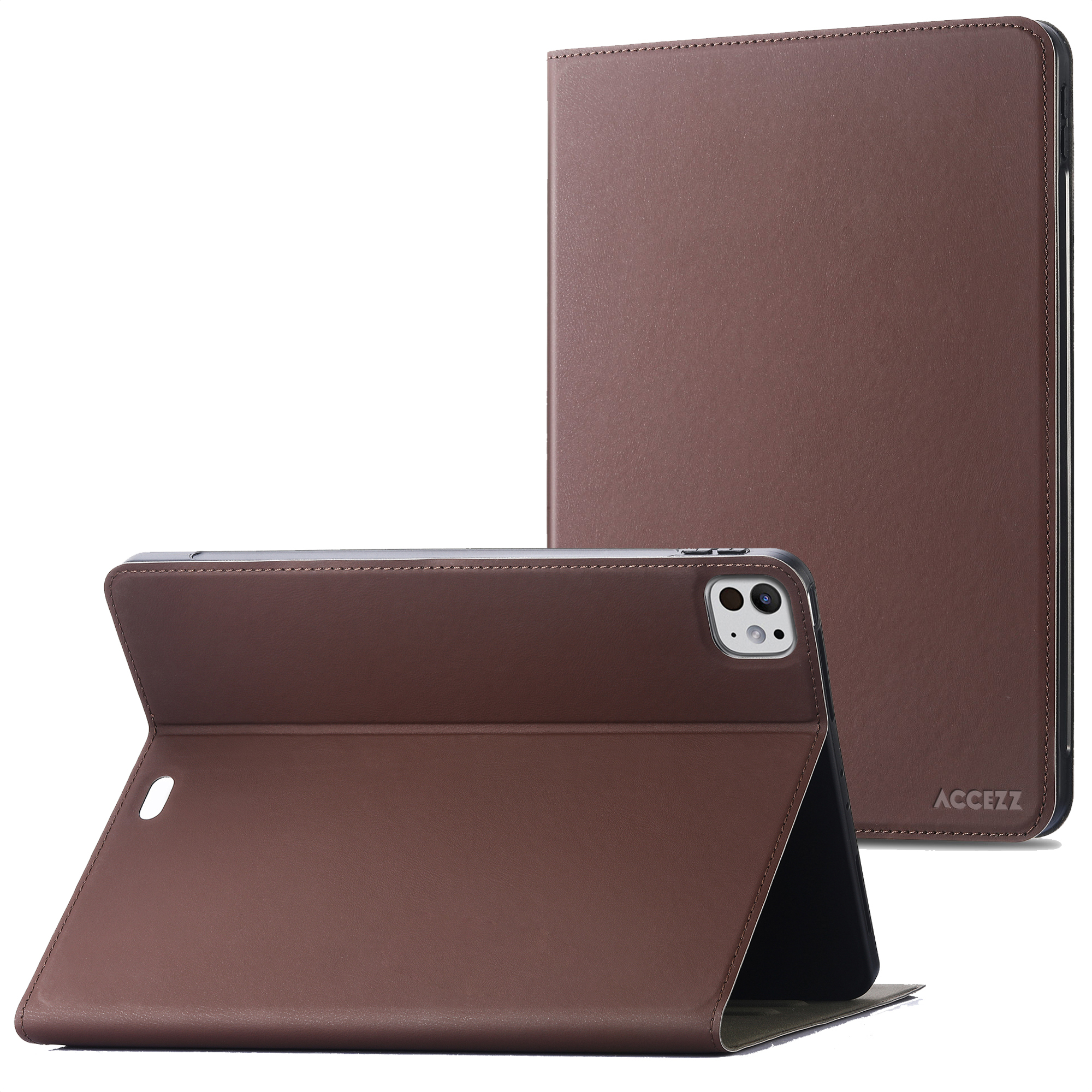 Accezz Coque tablette Classic Apple iPad Pro 11 (2025) M5 / (2024) M4 - Marron