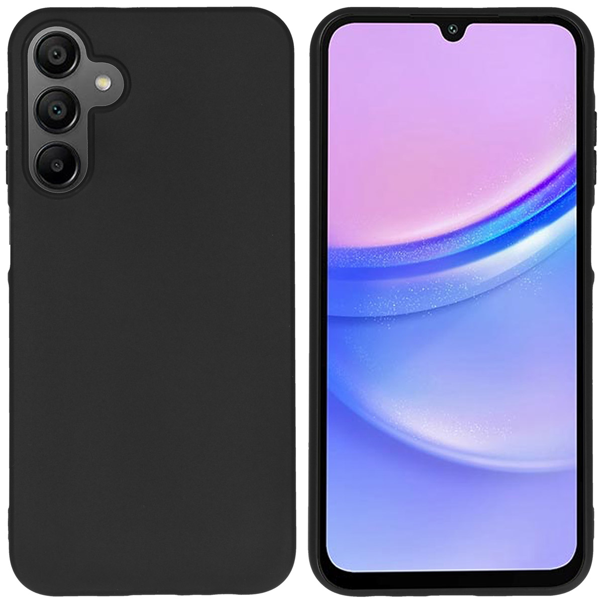 imoshion Color Backcover voor de Samsung Galaxy A15 (5G/4G) - Zwart