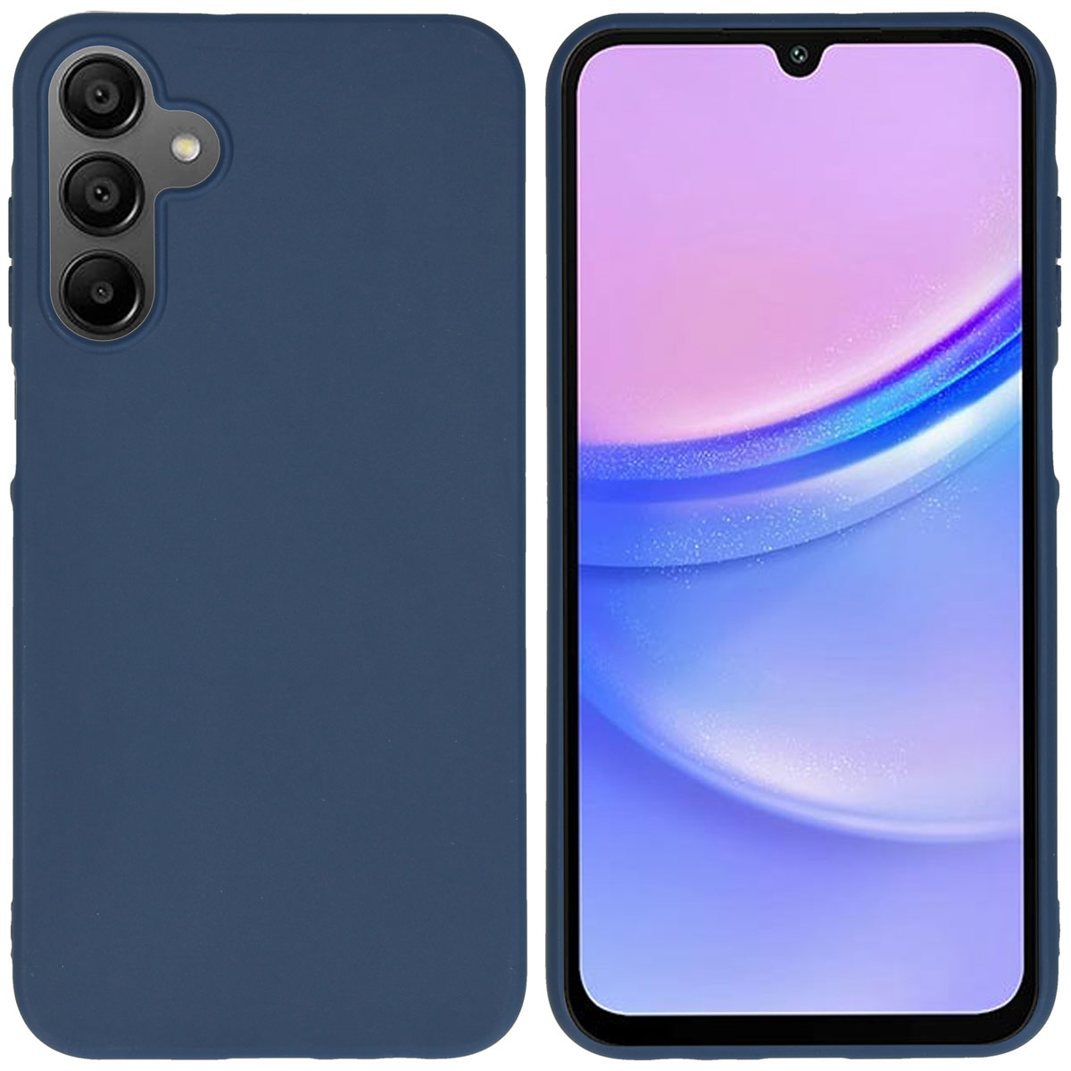 imoshion Color Backcover voor de Samsung Galaxy A15 (5G/4G) - Donkerblauw